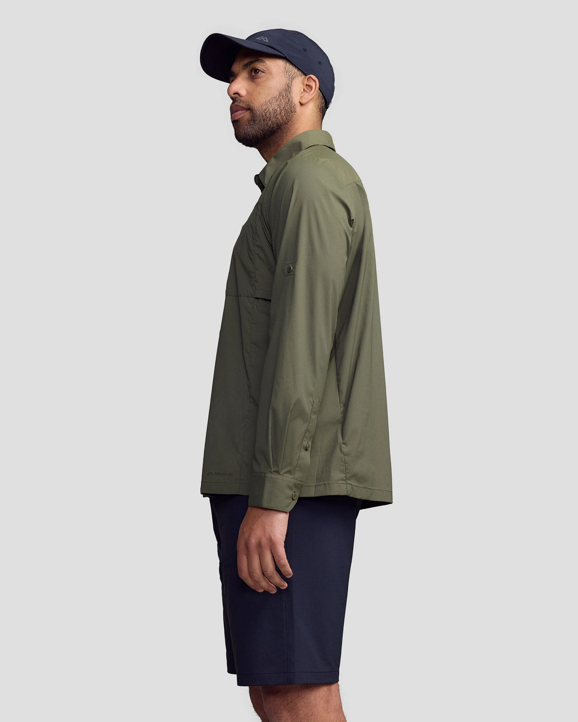 Men’s Ridge UPF Long Sleeve Shirt - Light Moss - Image 4