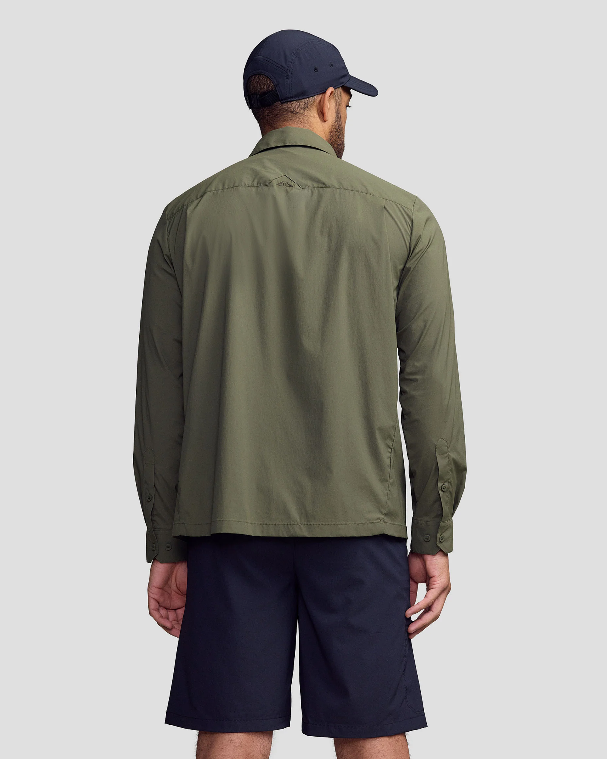 Men’s Ridge UPF Long Sleeve Shirt - Light Moss - Image 5