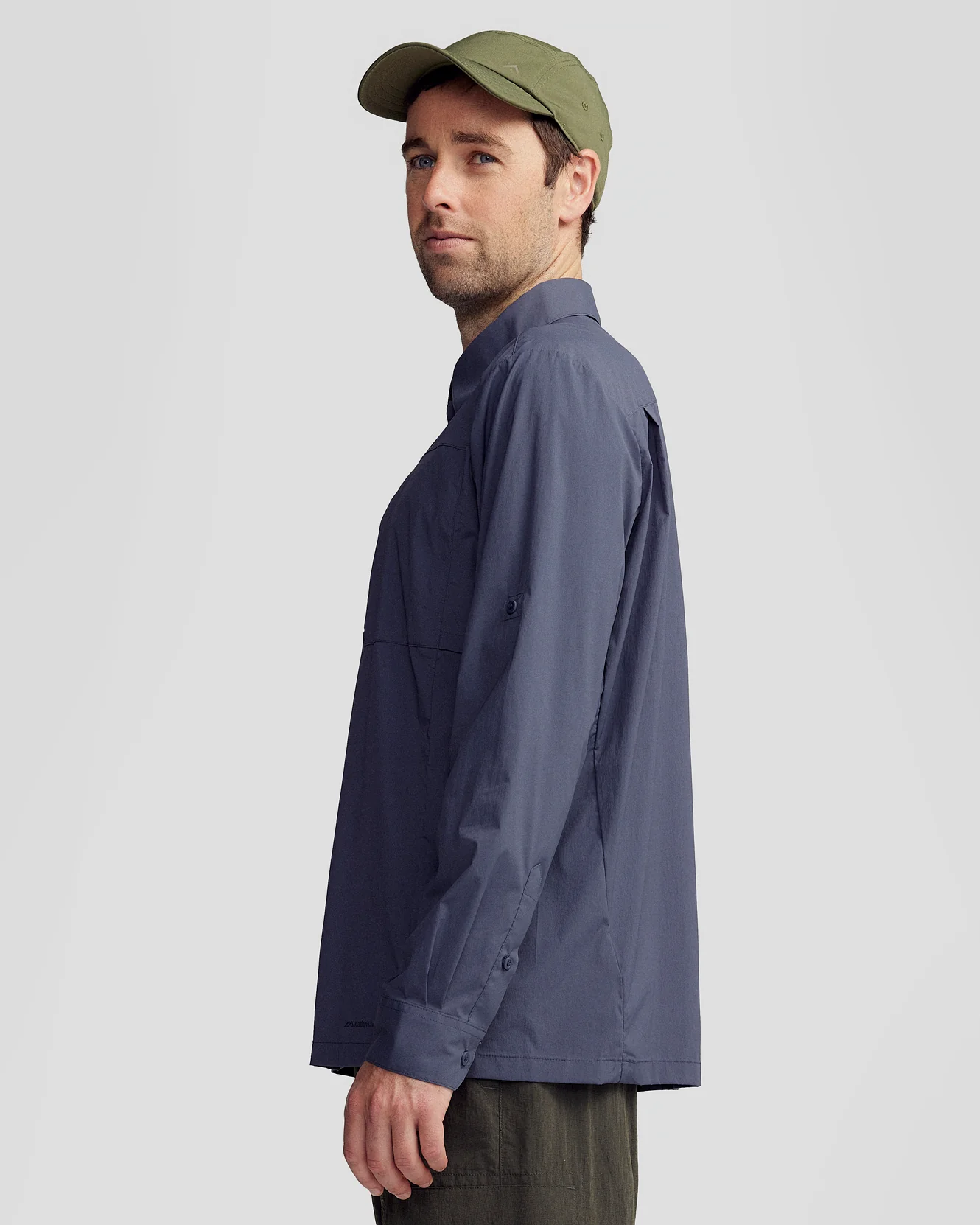 Men’s Ridge UPF Long Sleeve Shirt - Mid Navy - Image 5