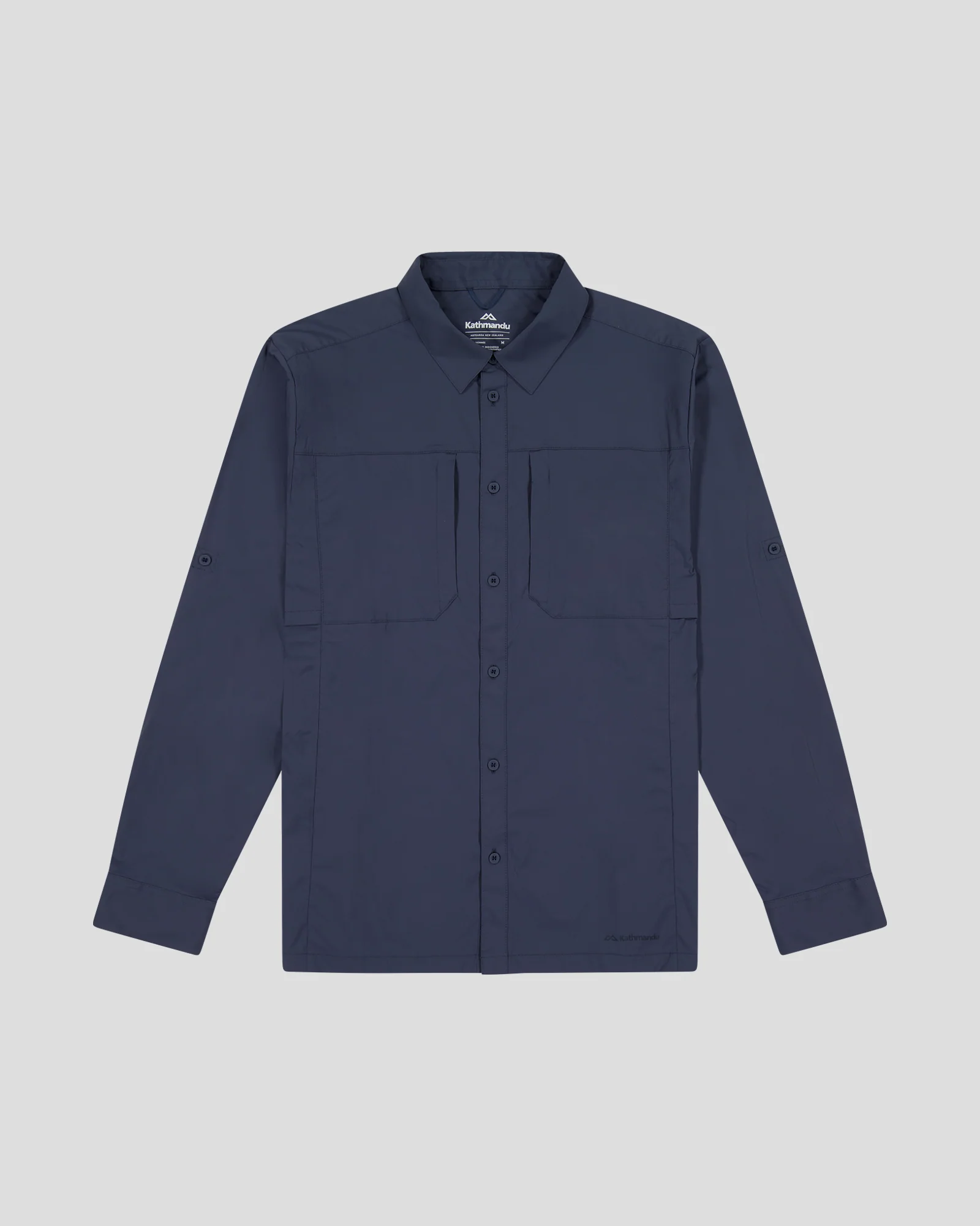 Men’s Ridge UPF Long Sleeve Shirt - Mid Navy - Image 7
