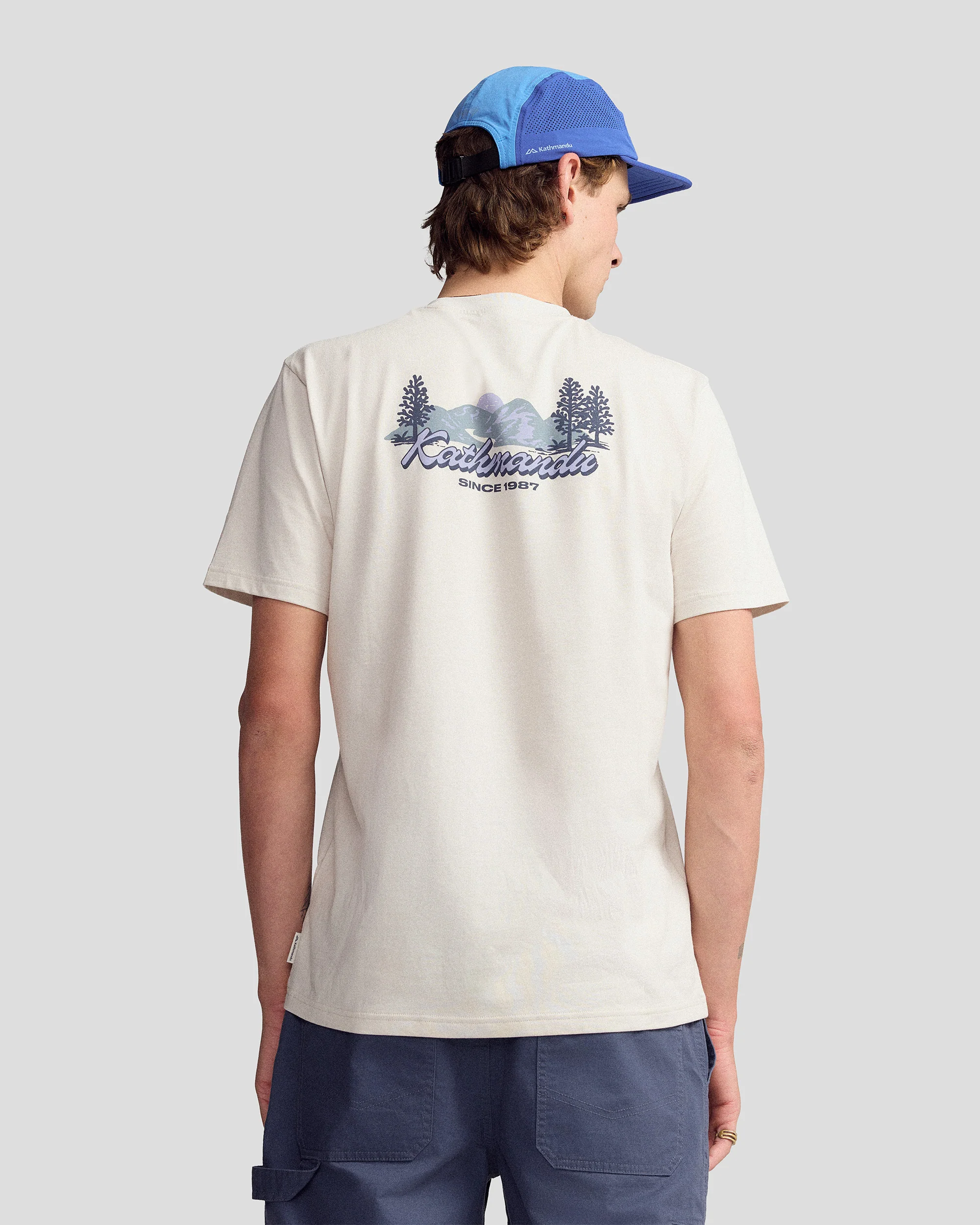Men’s River Organic Cotton T-shirt  -  Shroom - Image 3
