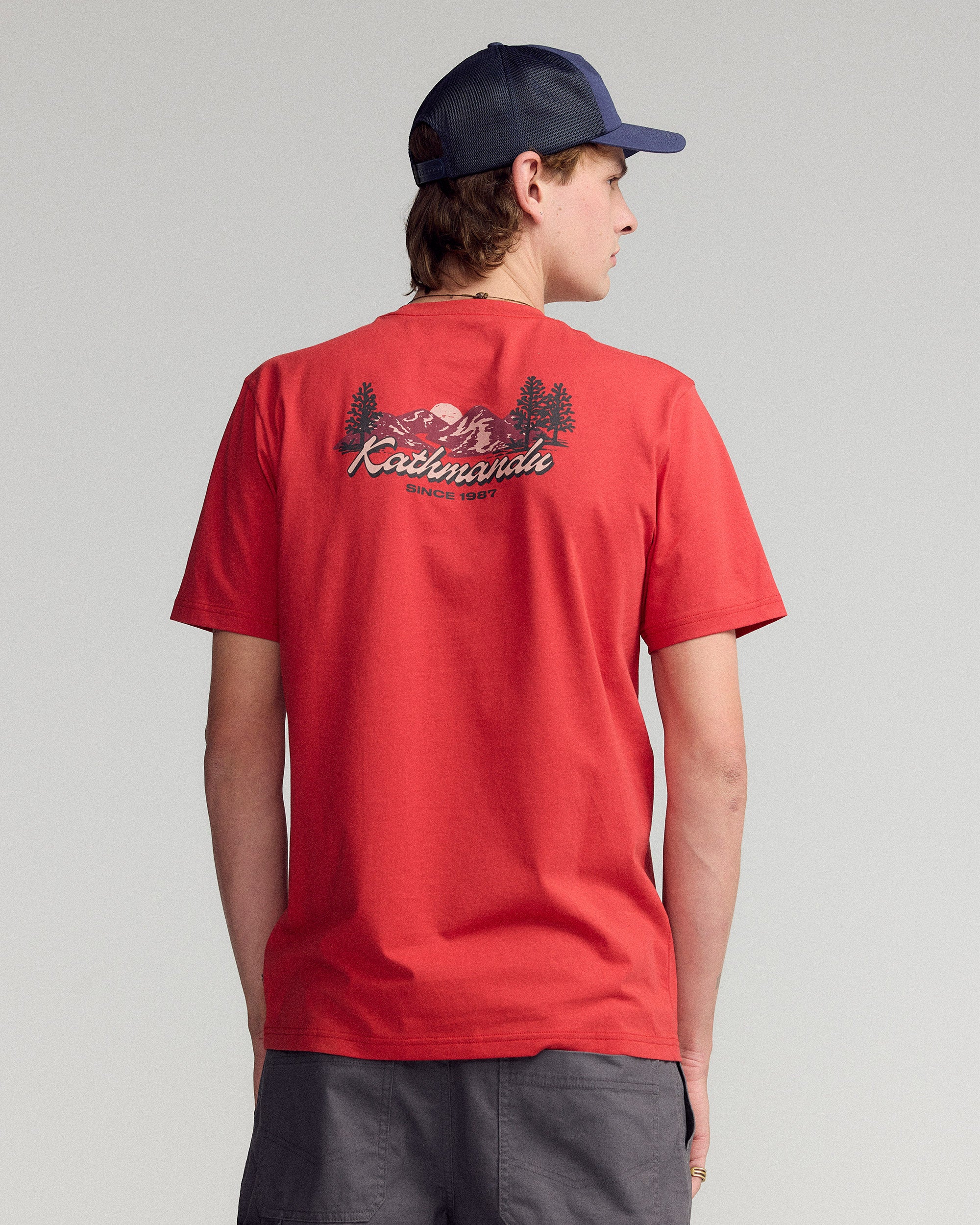Men’s River Organic Cotton T-shirt  -  Spicy Chilli Pepper - Image 3