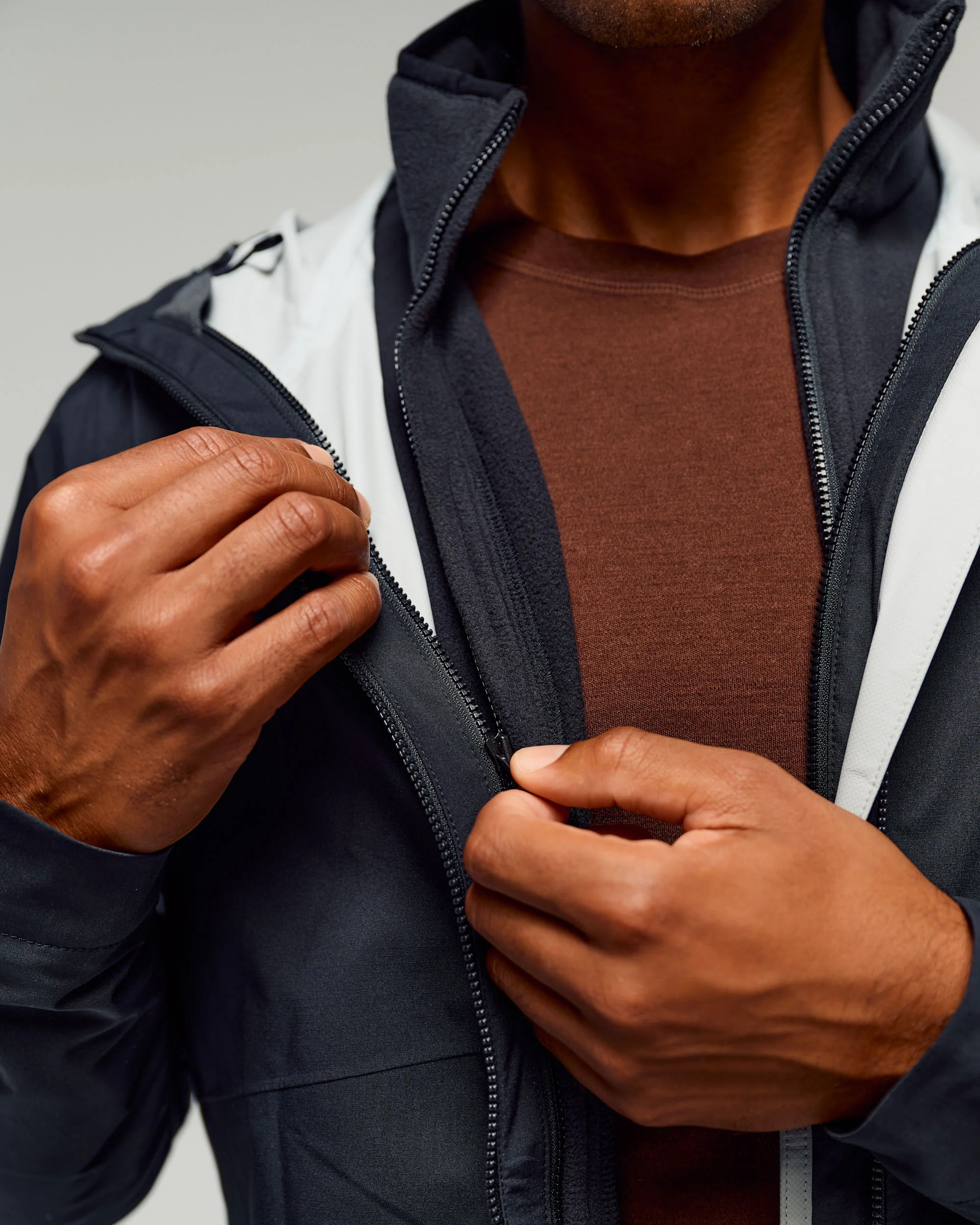 Men's Trailhead 3in1 Rain Hooded Jacket -  Black Stingray - Image 5