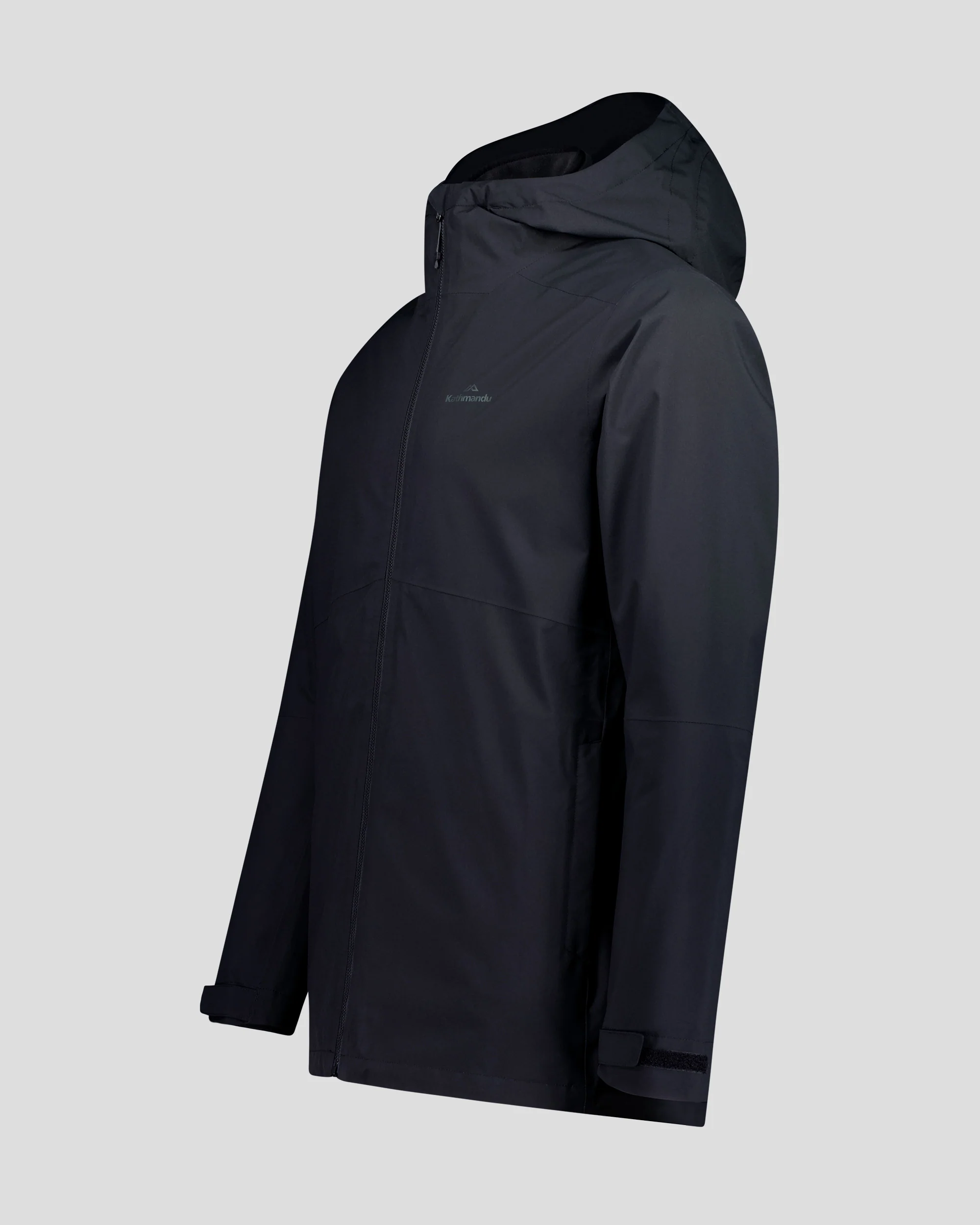 Men's Trailhead 3in1 Rain Hooded Jacket -  Black Stingray - Image 8