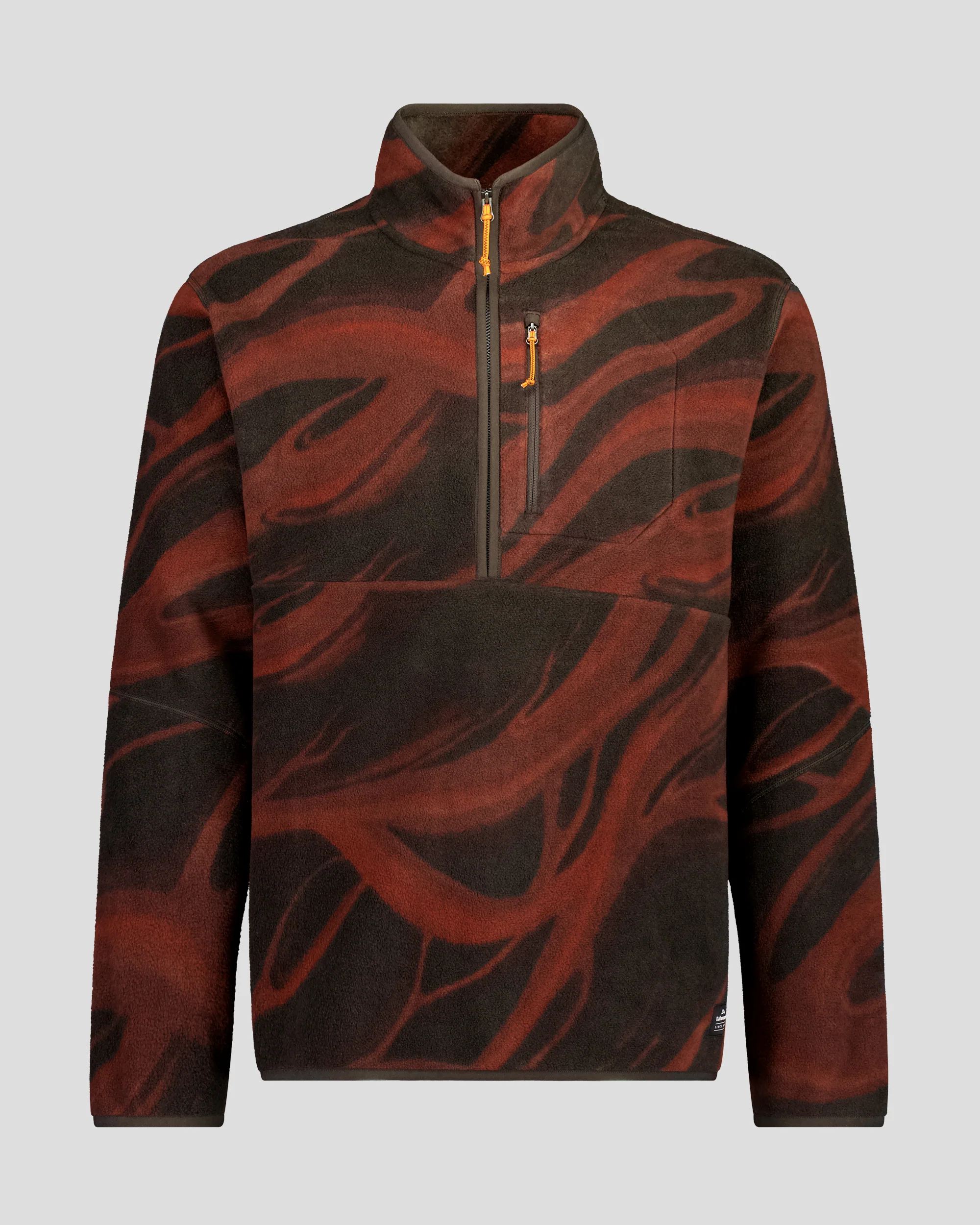 Men's Trailhead Fleece 1/4 Zip Pullover - Cocoa Braided River - Image 6