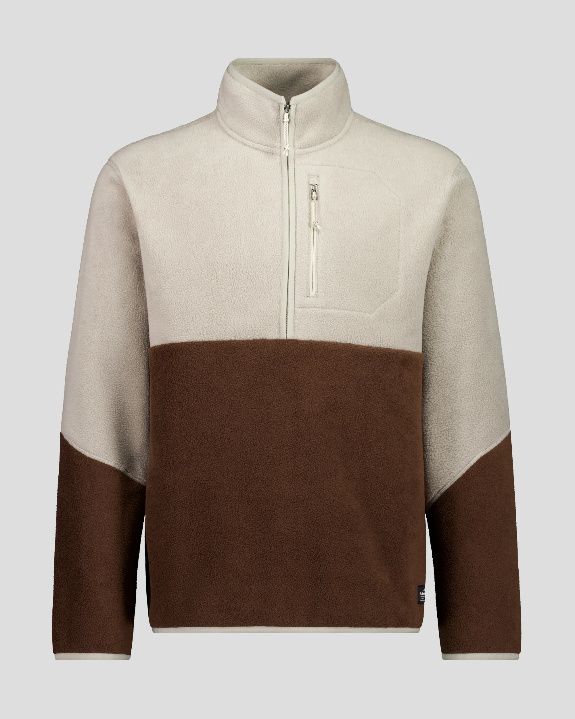 Men's Trailhead Fleece 1/4 Zip Pullover - Hike/Cocoa - Image 4