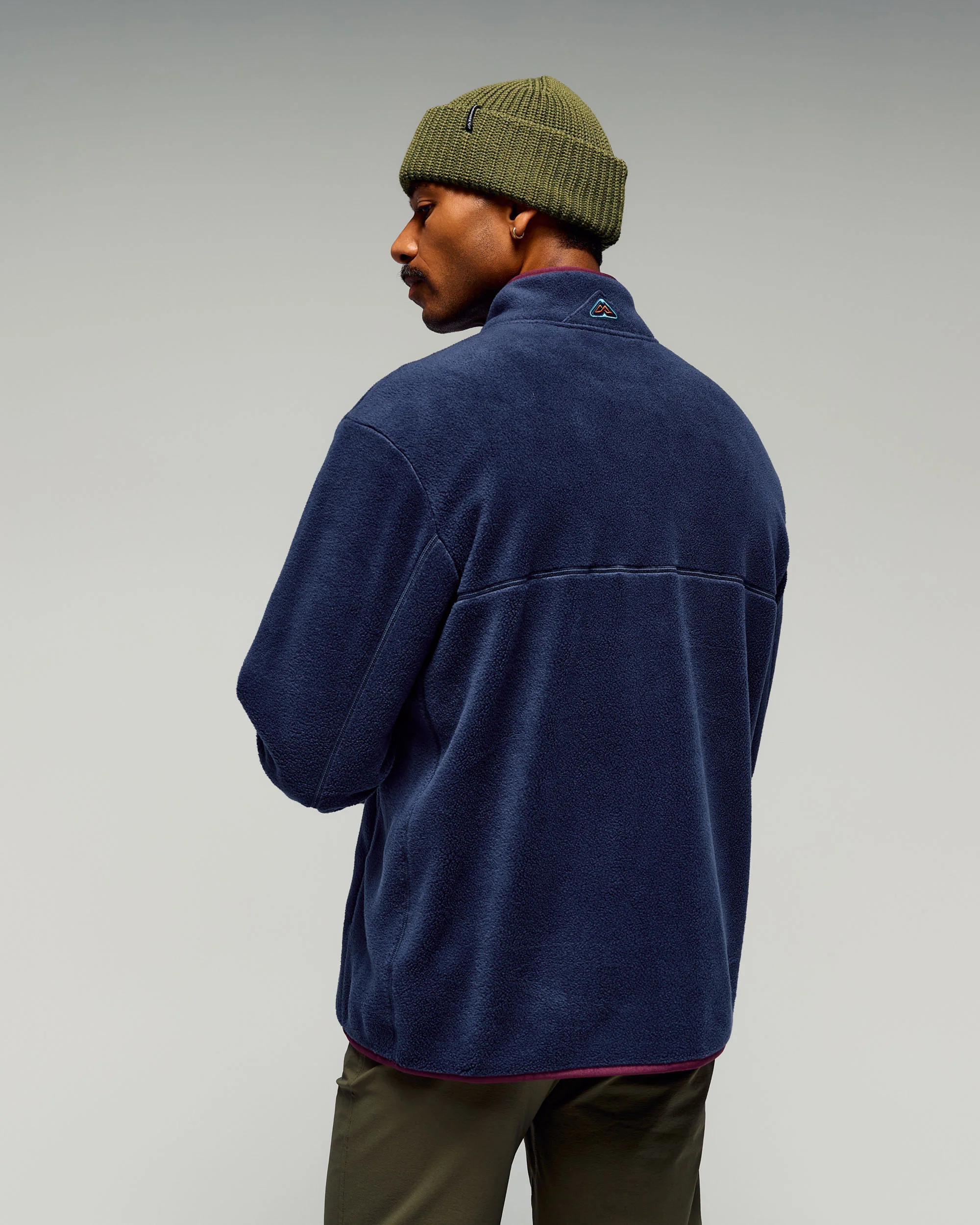 Men's Trailhead Fleece Heritage ¼ Zip Pullover - Pure Navy - Image 2