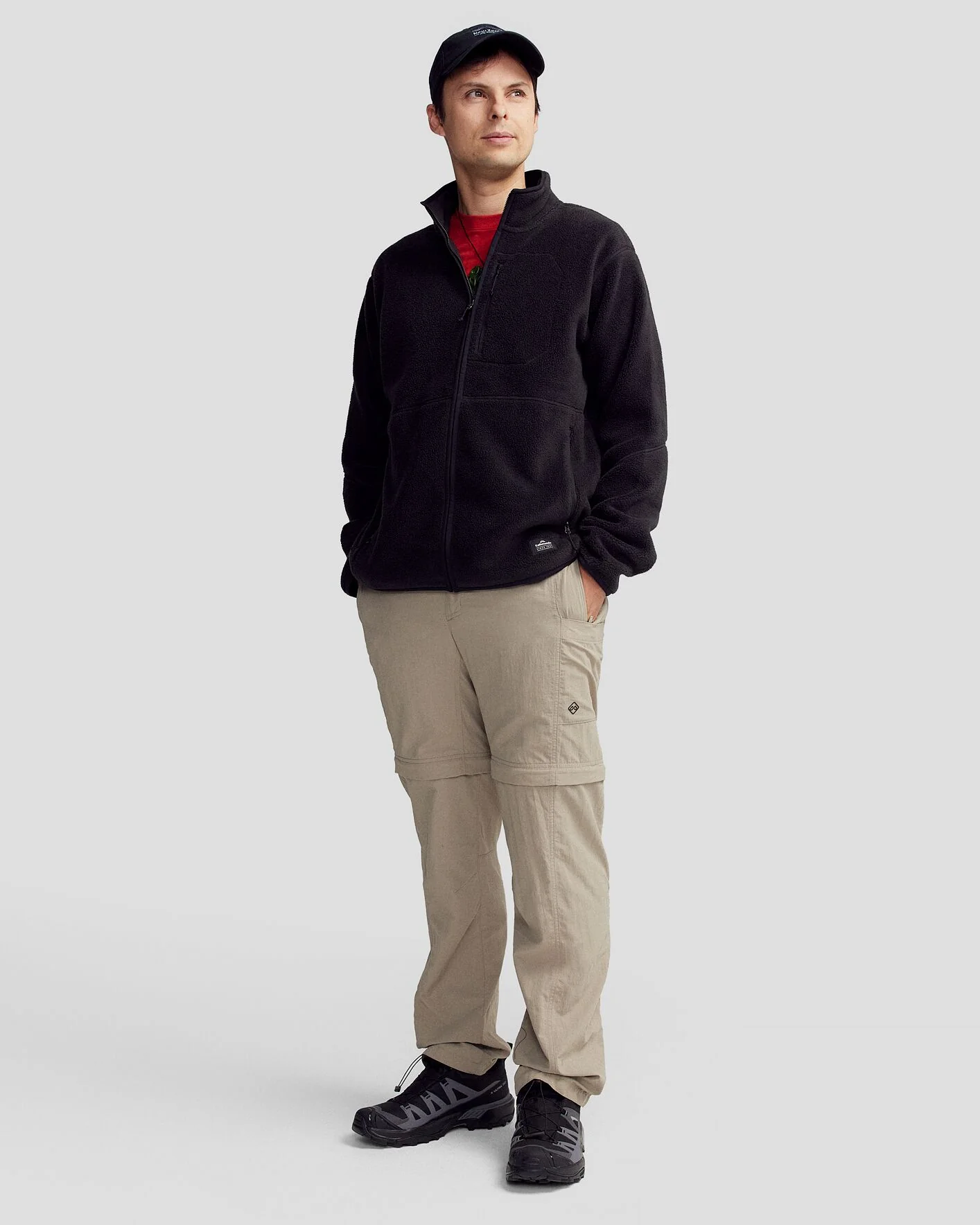 Men's Trailhead Fleece Jacket - Black Stingray - Image 2