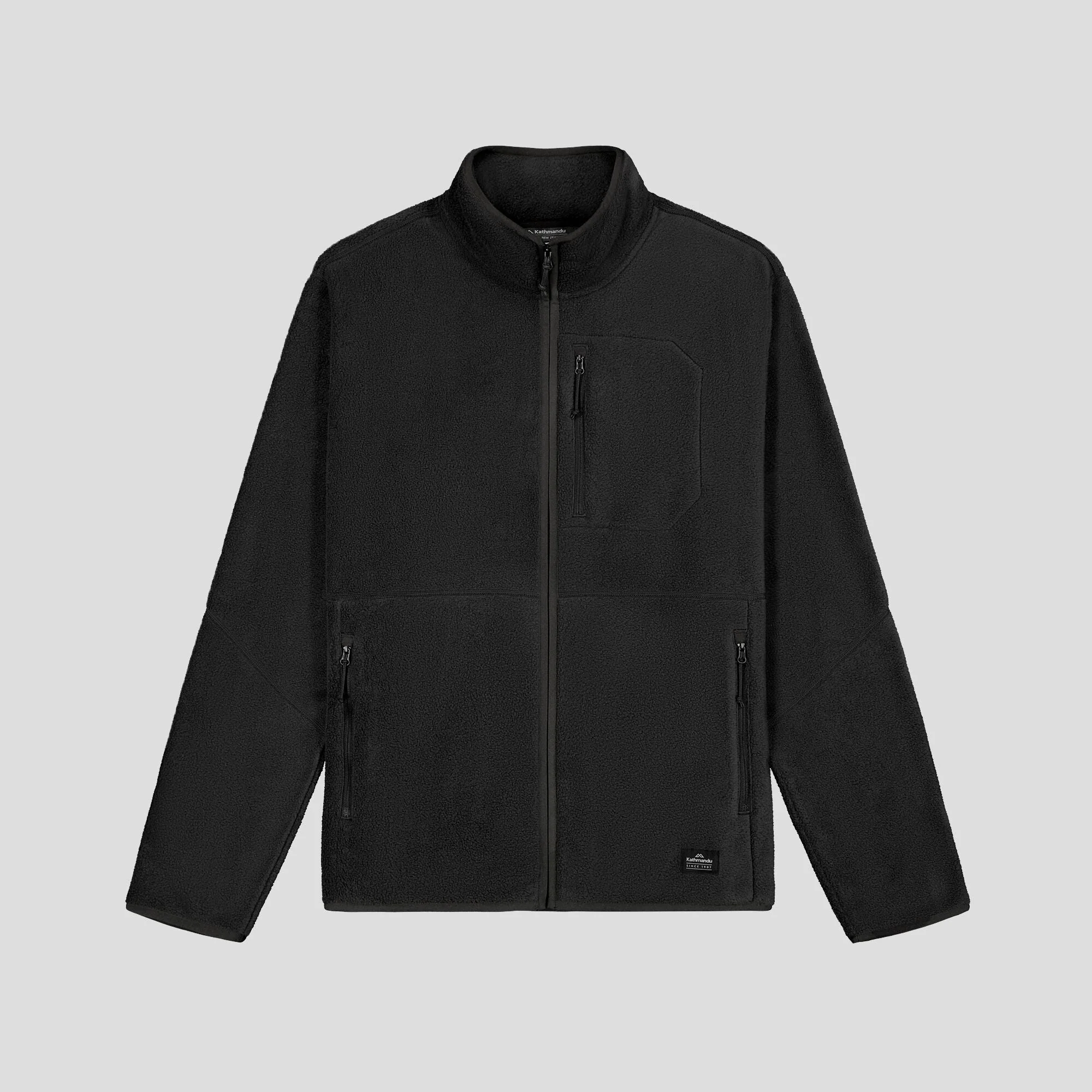Men's Trailhead Fleece Jacket - Black Stingray - Image 3