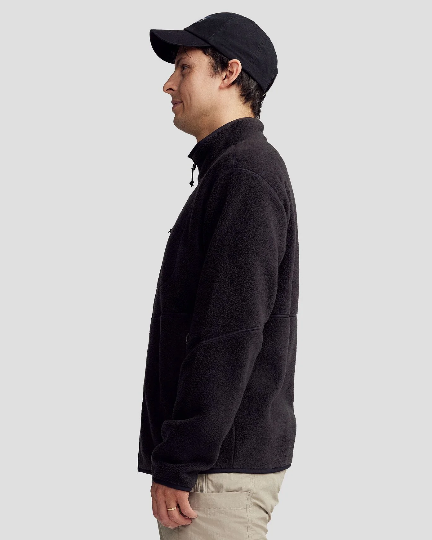 Men's Trailhead Fleece Jacket - Black Stingray - Image 4