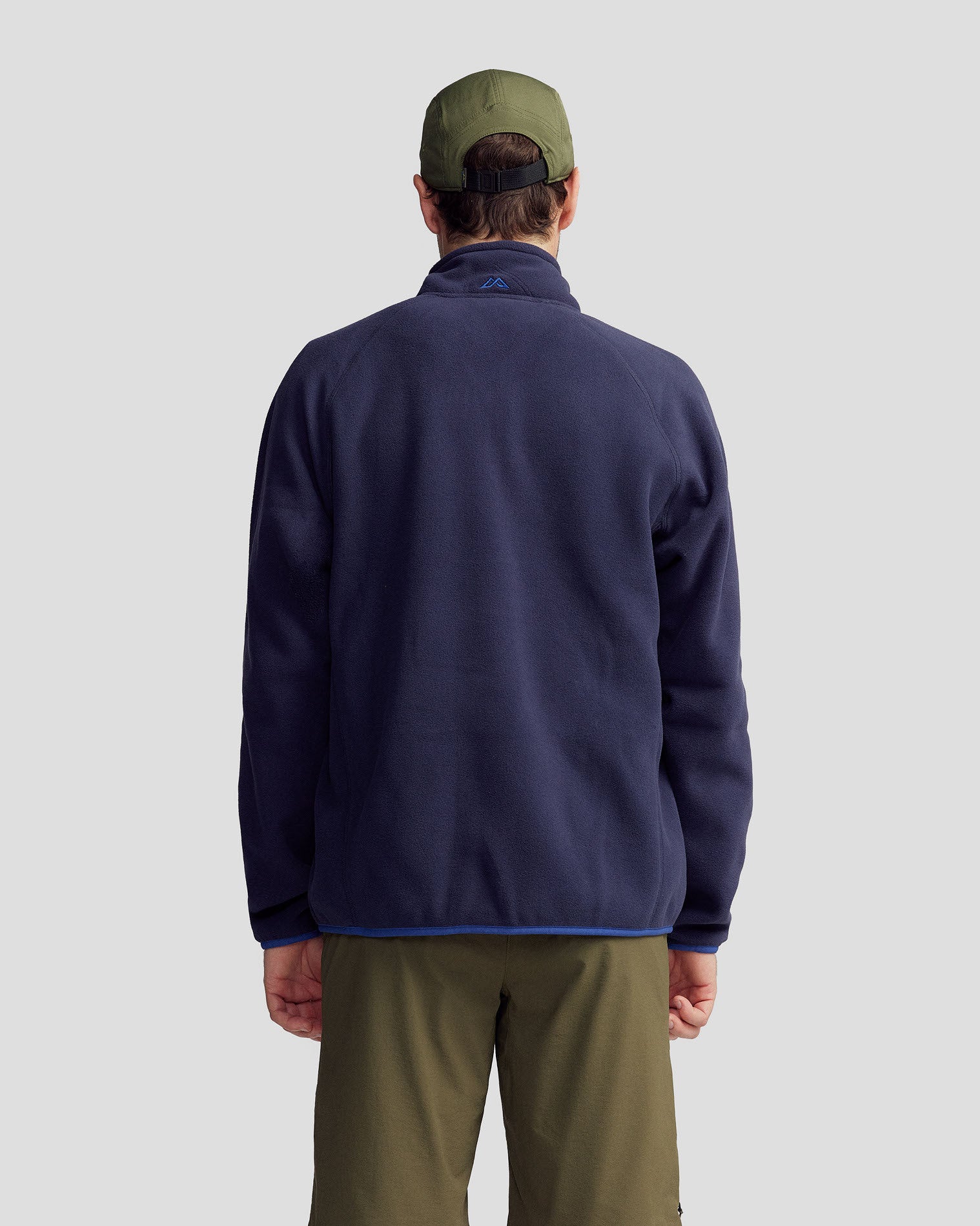 Men’s Trailhead Lightweight Fleece Pullover -  Bright Navy/Pure Navy - Image 4