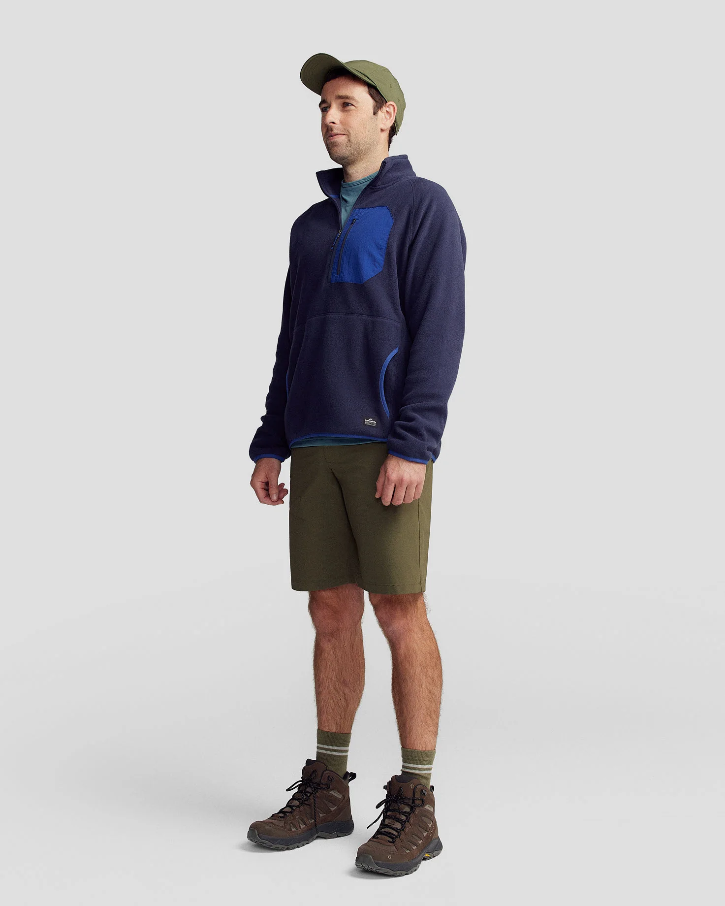 Men’s Trailhead Lightweight Fleece Pullover -  Bright Navy/Pure Navy - Image 5