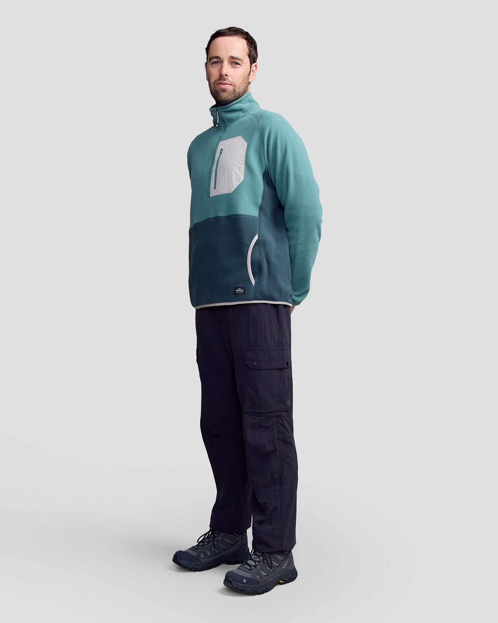 Men’s Trailhead Lightweight Fleece Pullover -  Light Forest/Deep Forest - Image 2