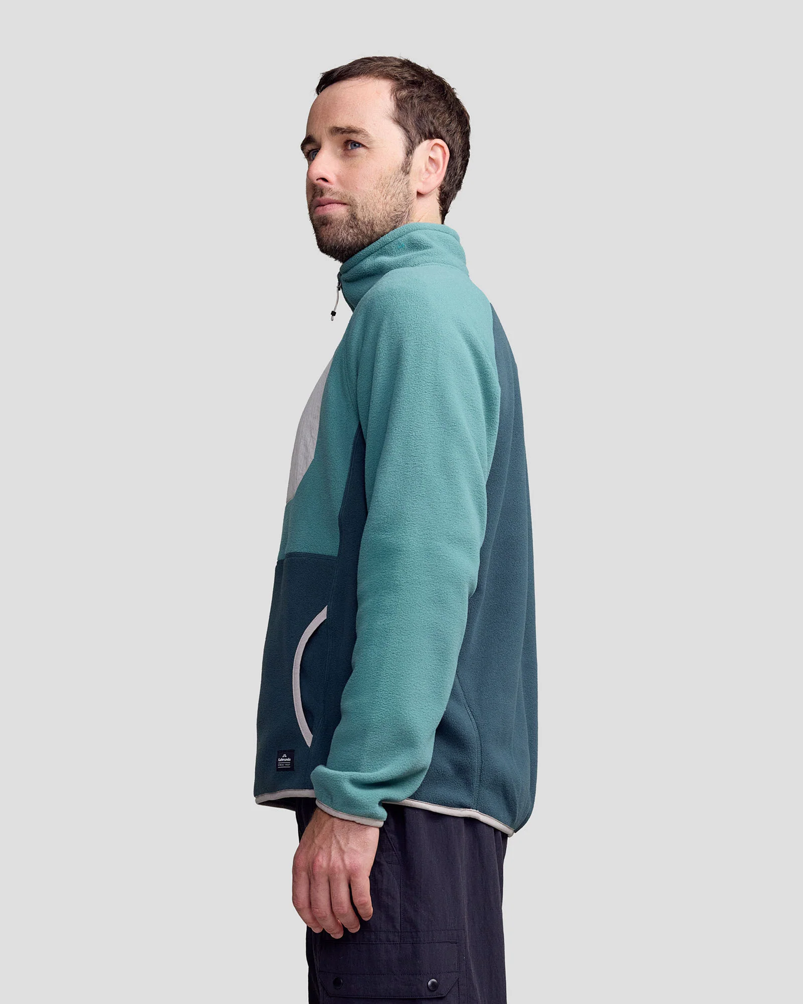 Men’s Trailhead Lightweight Fleece Pullover -  Light Forest/Deep Forest - Image 3