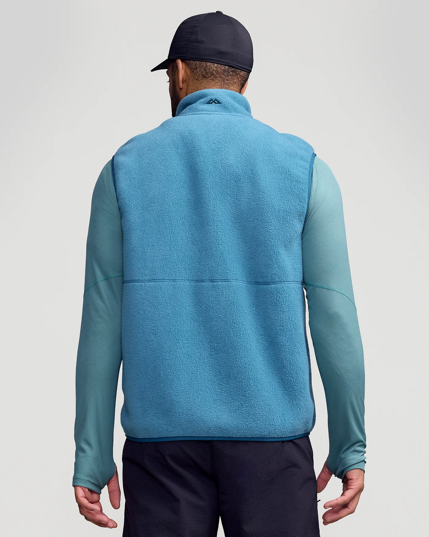 Men's Trailhead Fleece Vest - Washed Blue - Image 4