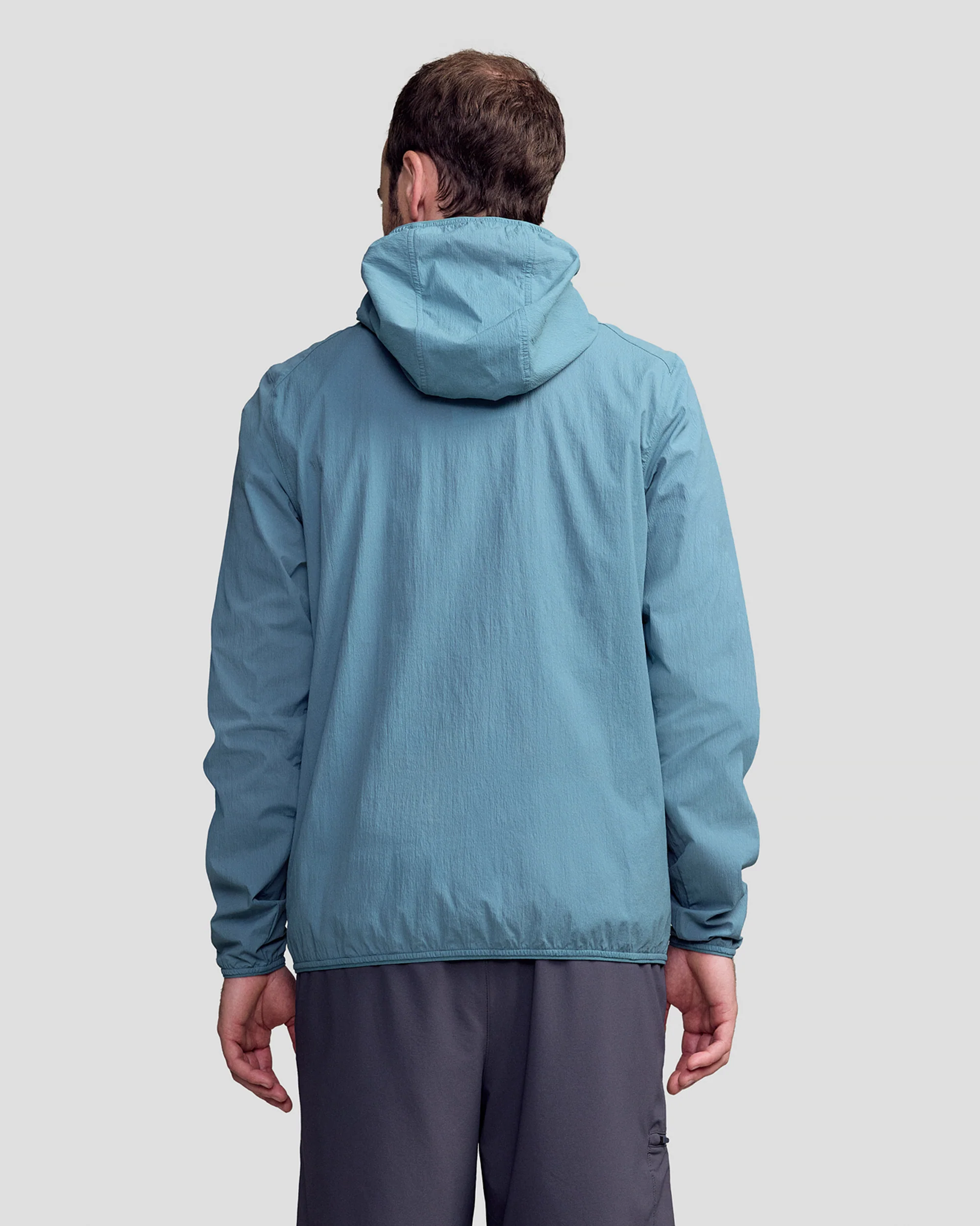 Men’s Trailhead Windbreaker - Washed Blue - Image 4