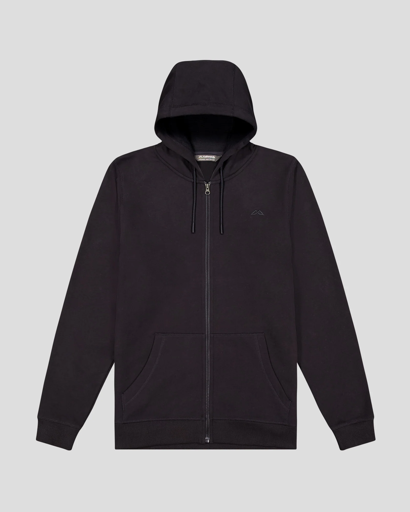 Men's Full-zip Hoodie - Black Stingray - Image 5
