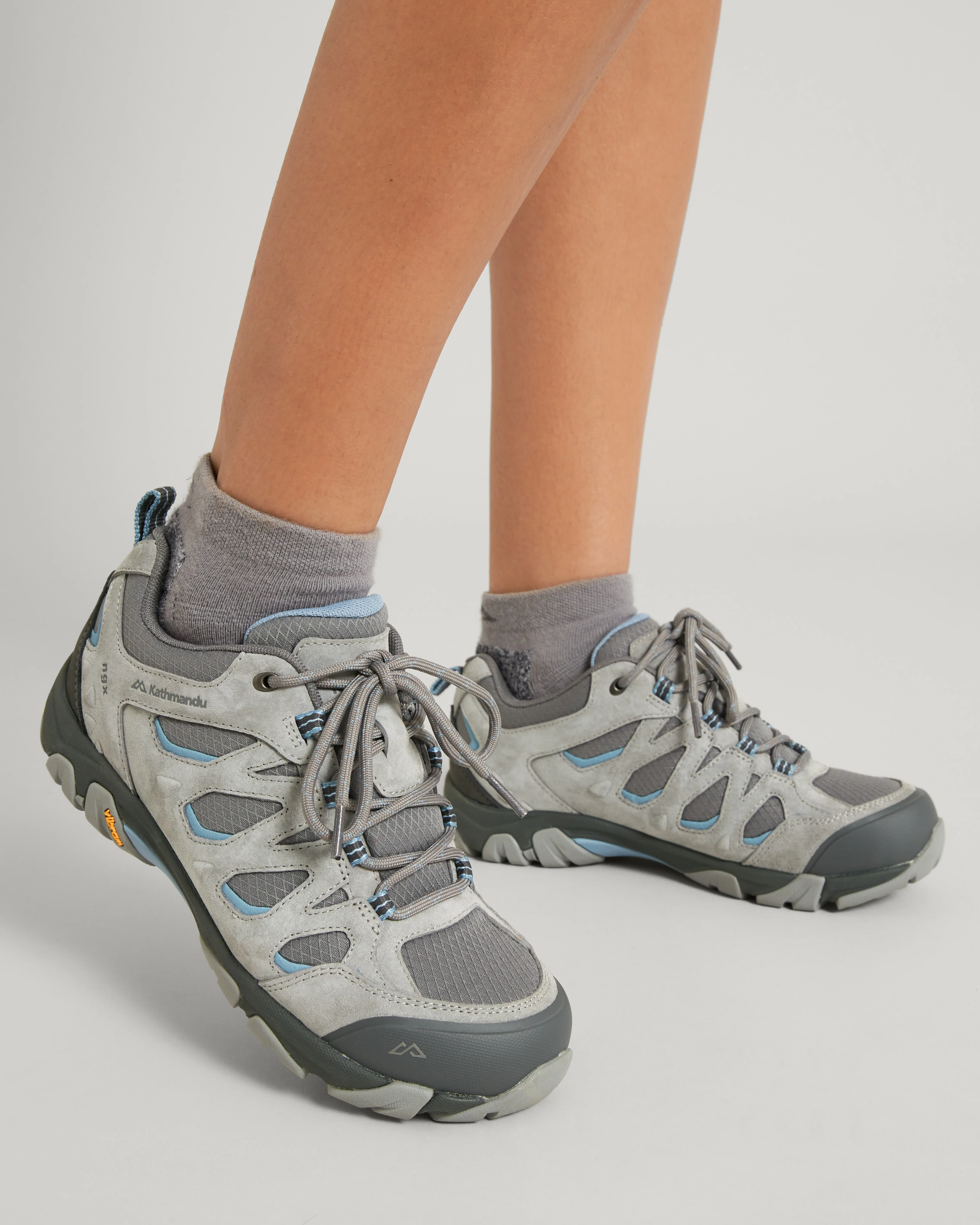 Women's Mornington Waterproof Hiking Shoes - Steel Grey/Faded Denim - Image 2