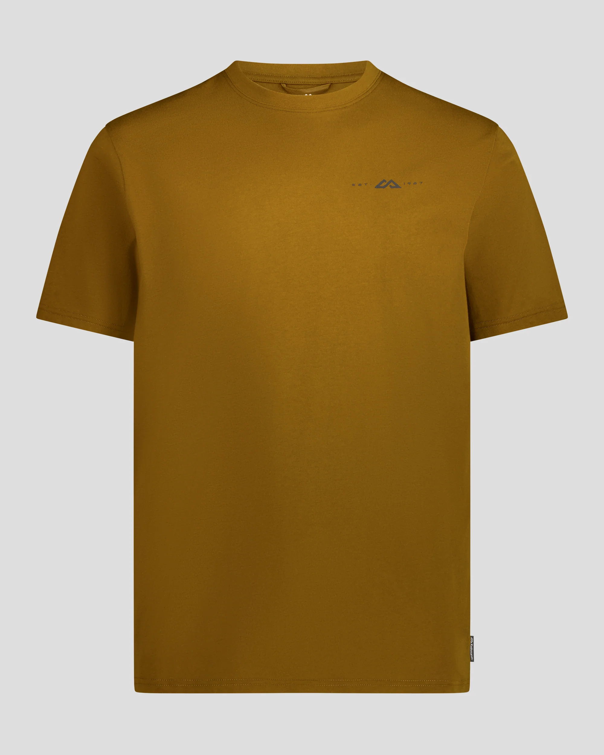 Men's Mountain Rays Organic Cotton T-Shirt - Bark - Image 5