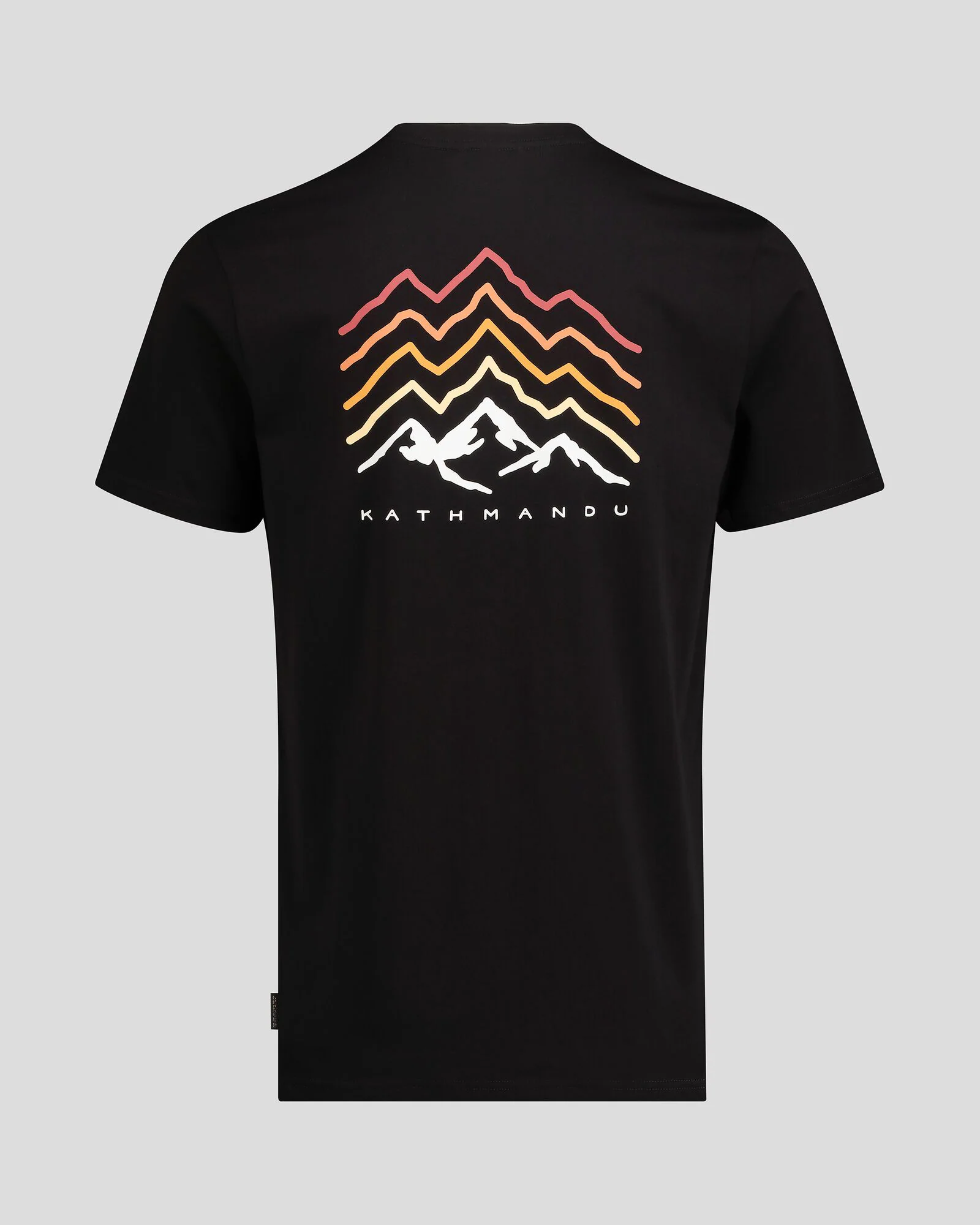 Men's Mountain Rays Organic Cotton T-shirt - Black - Image 2