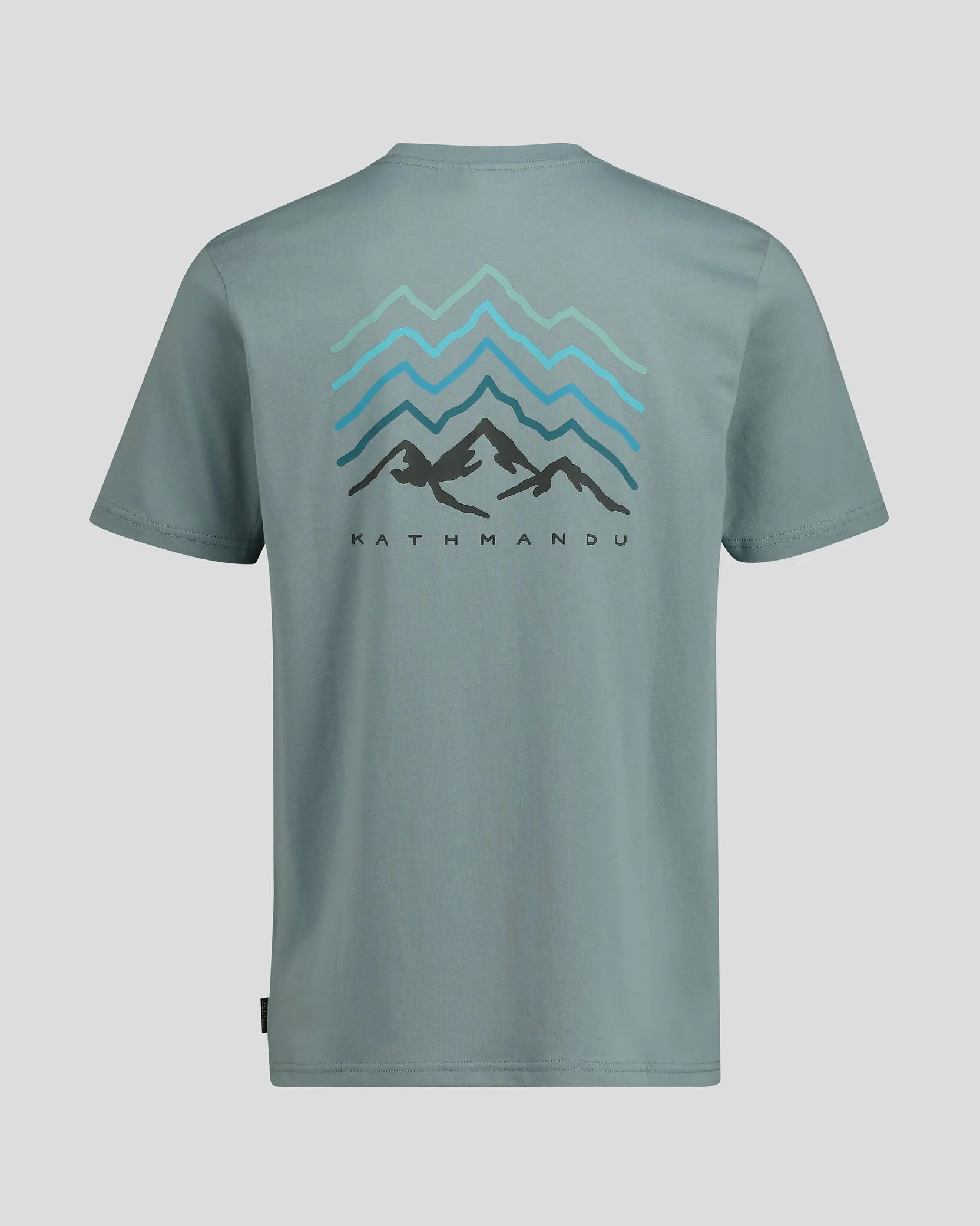 Men's Mountain Rays Organic Cotton T-shirt - Vapor - Image 2