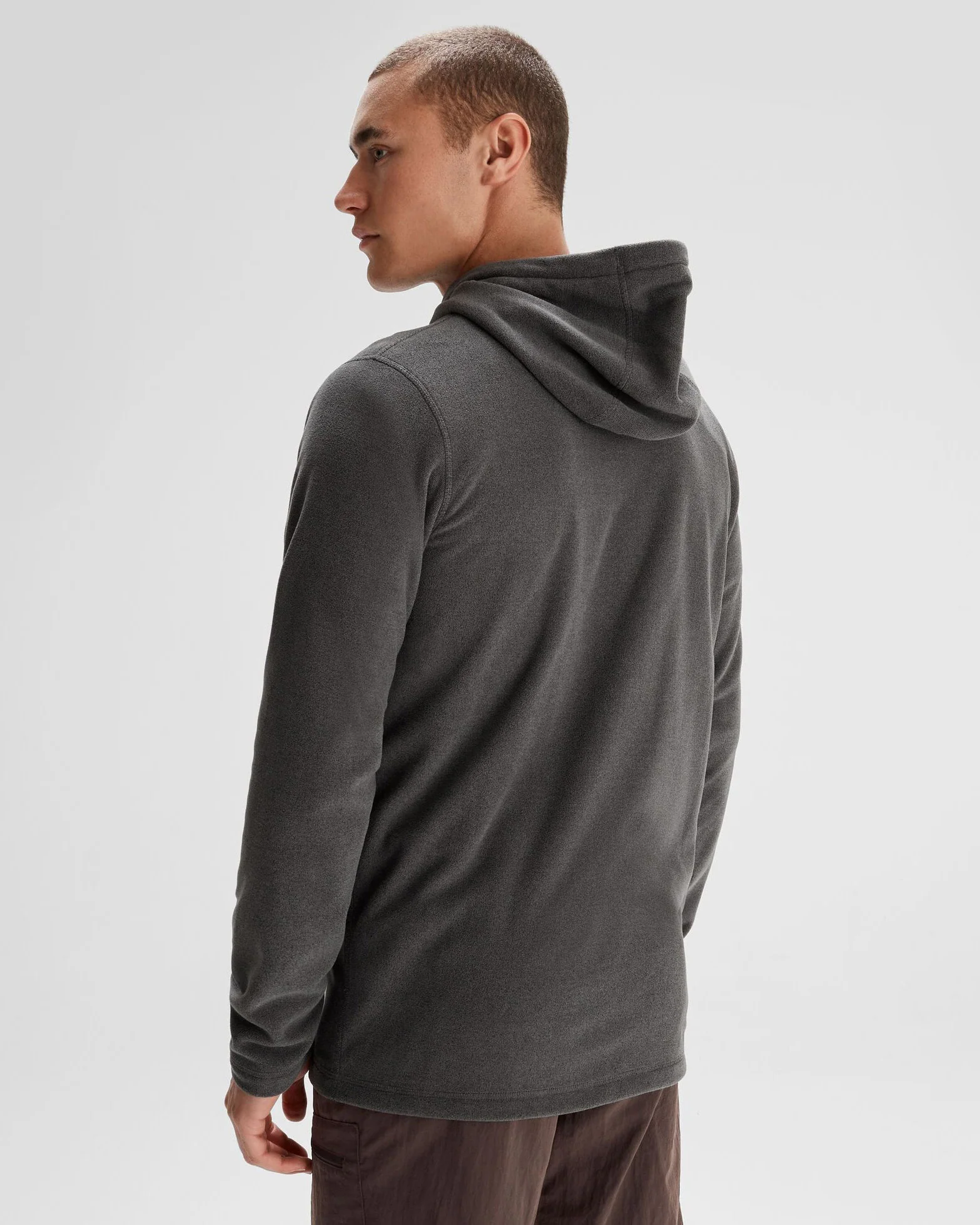 Men's Mt Aspiring Hooded Fleece Jacket  - Metal - Image 4