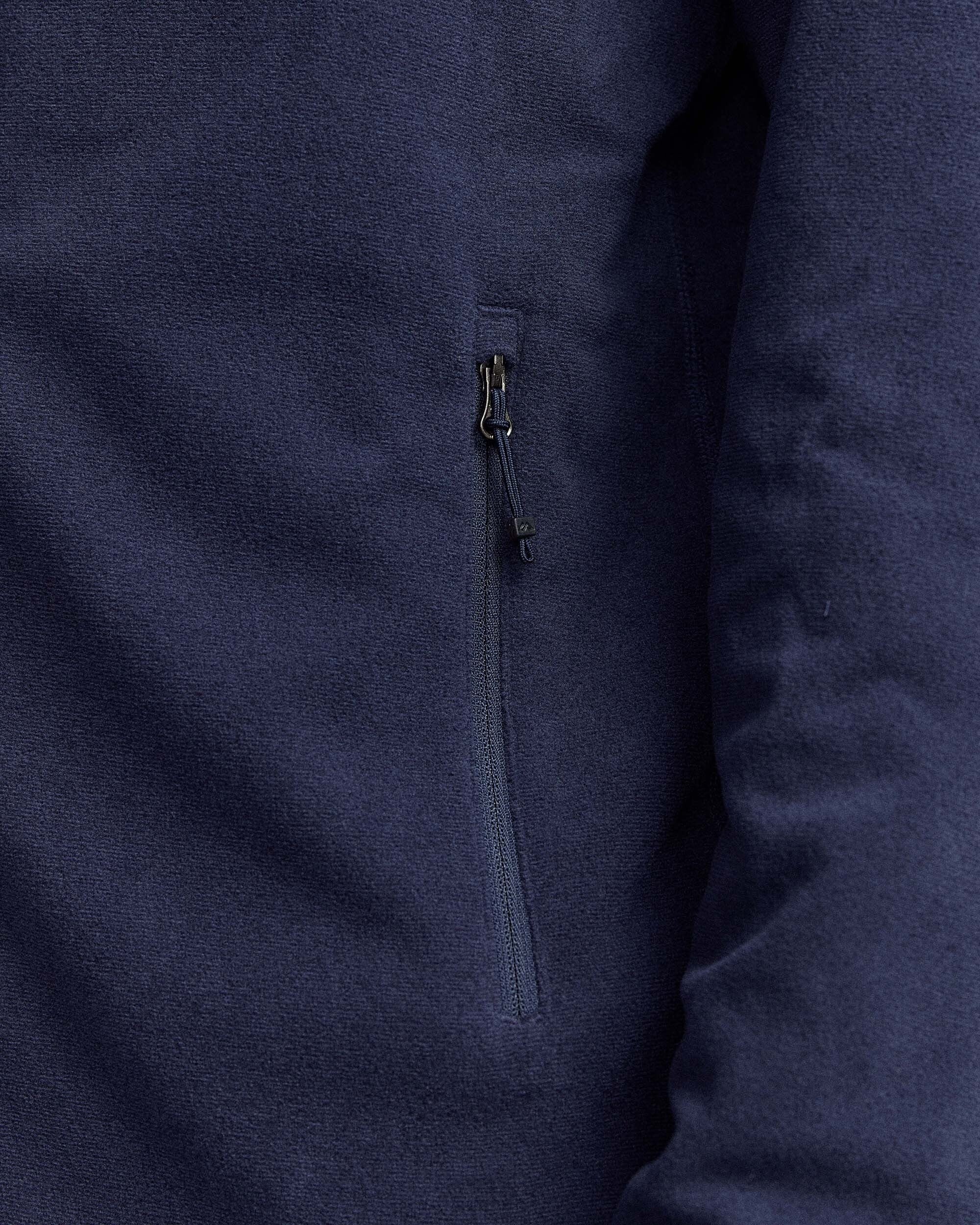 Men's Mt Aspiring Hooded Fleece Jacket  - Pure Navy - Image 5