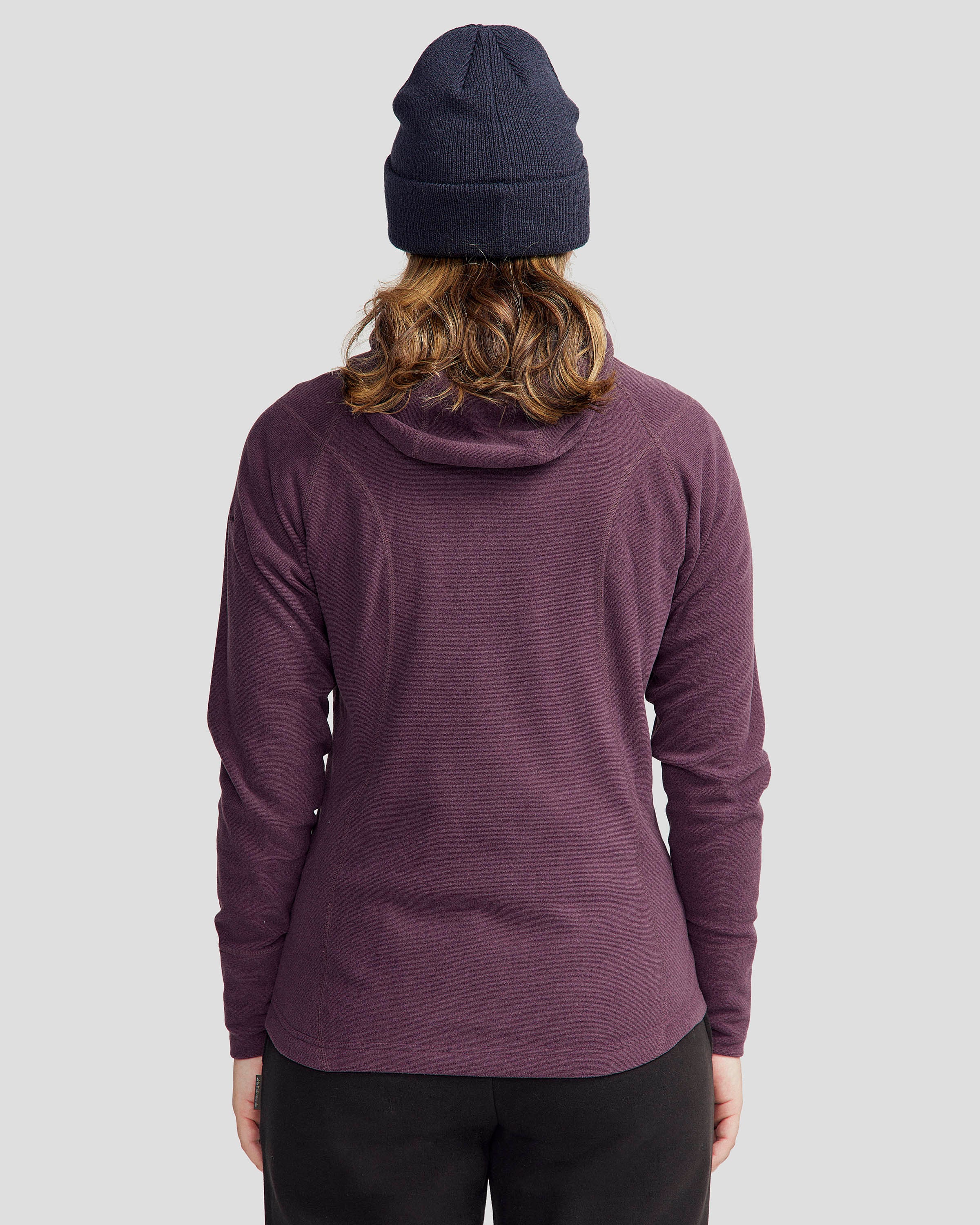 Women's Mt Aspiring Hooded Fleece Jacket  - Jam - Image 4