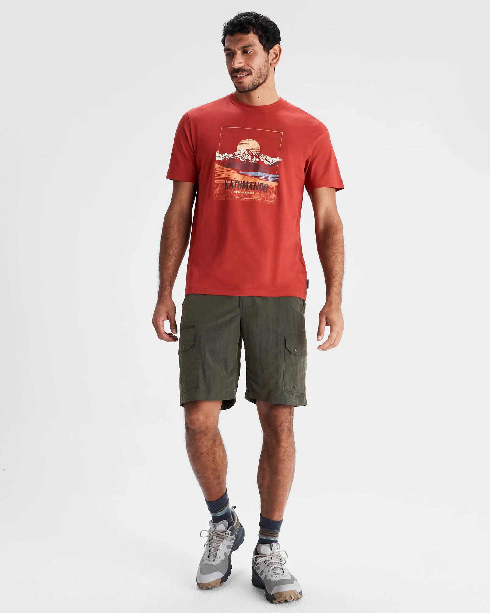 Mt Cook Men's Organic Cotton S/S Tee - Spicy Chilli Pepper - Image 2