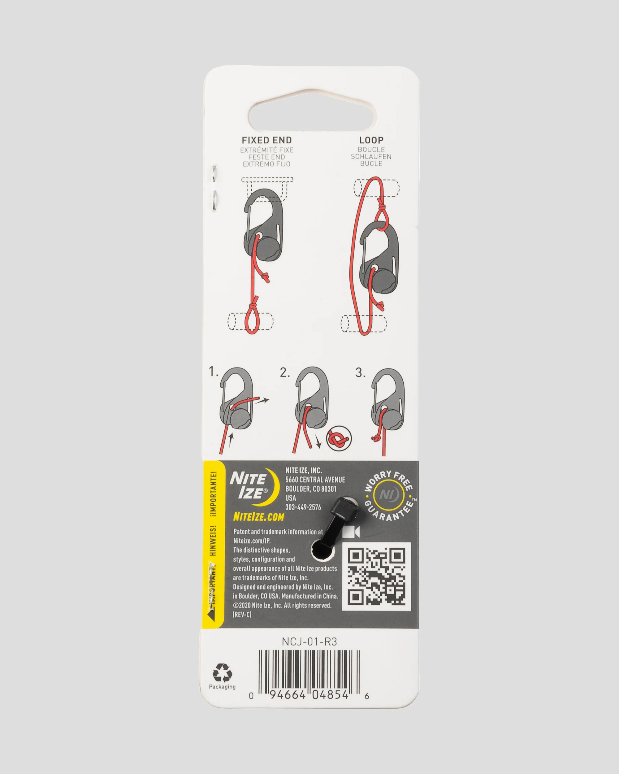 Nite Ize CamJam® Cord Tightener - Black - Image 2