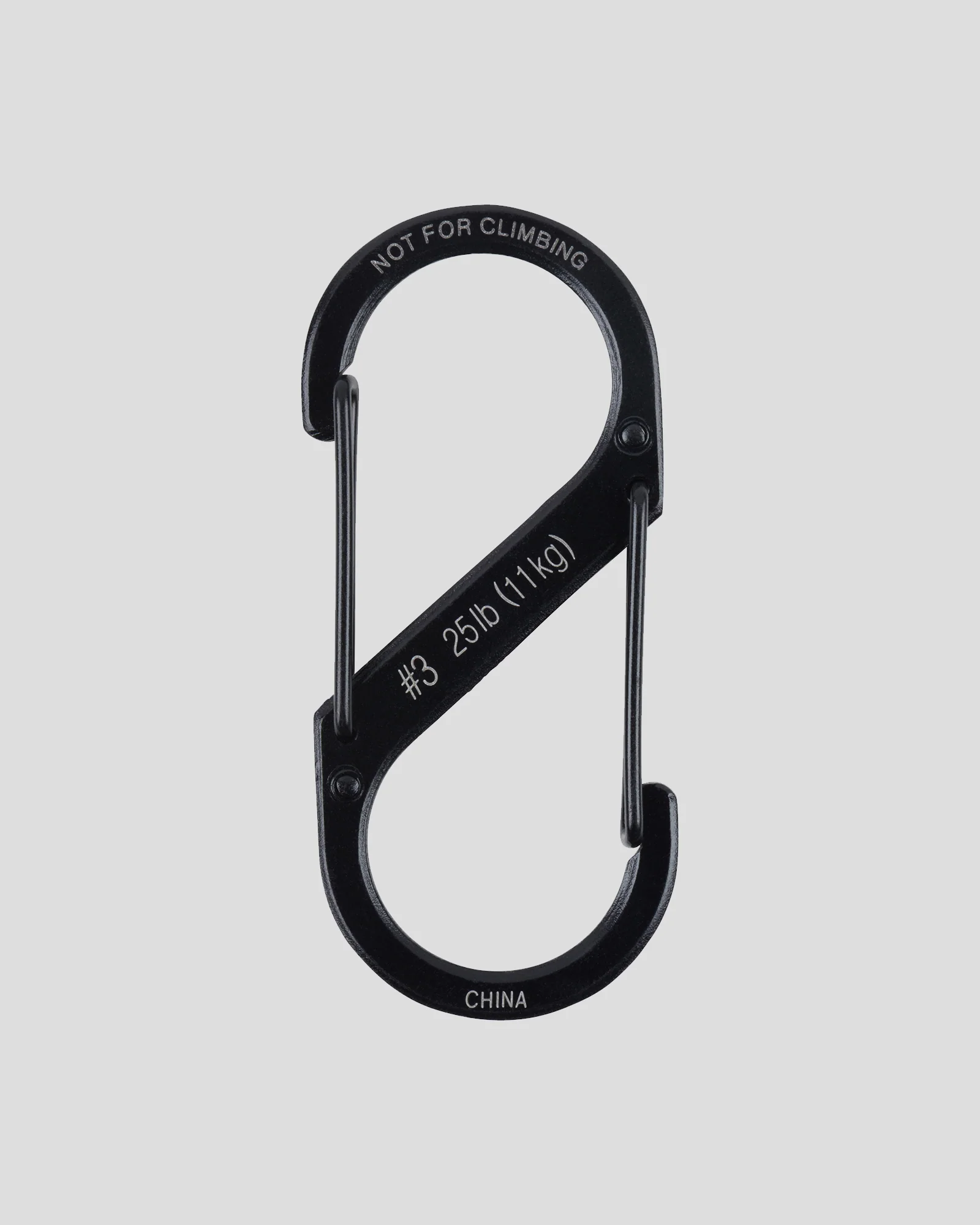 Nite Ize S-Biner® Dual Carabiner Stainless Steel #3 - Black - Image 2