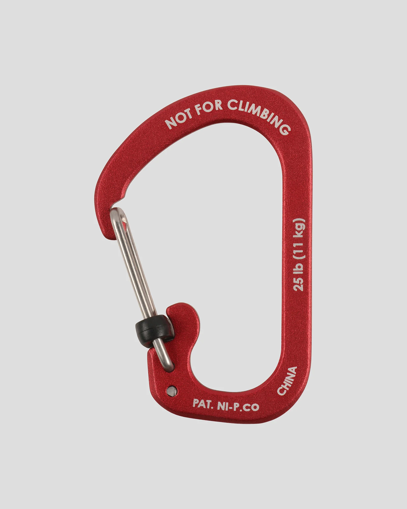 Nite Ize SlideLock Carabiner Aluminium #3  - Red - Image 2