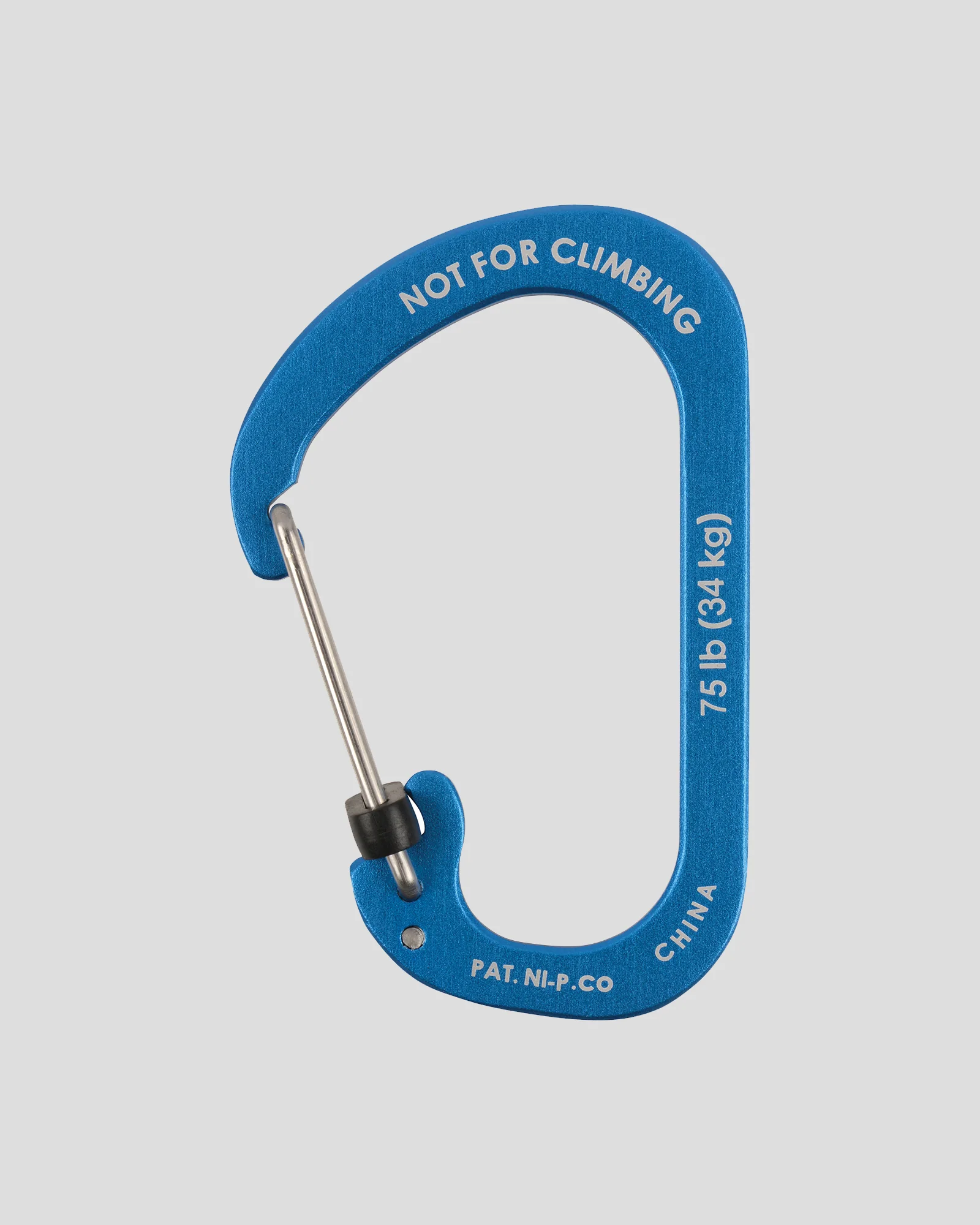 Nite Ize SlideLock Carabiner Aluminium #4  - Blue - Image 2