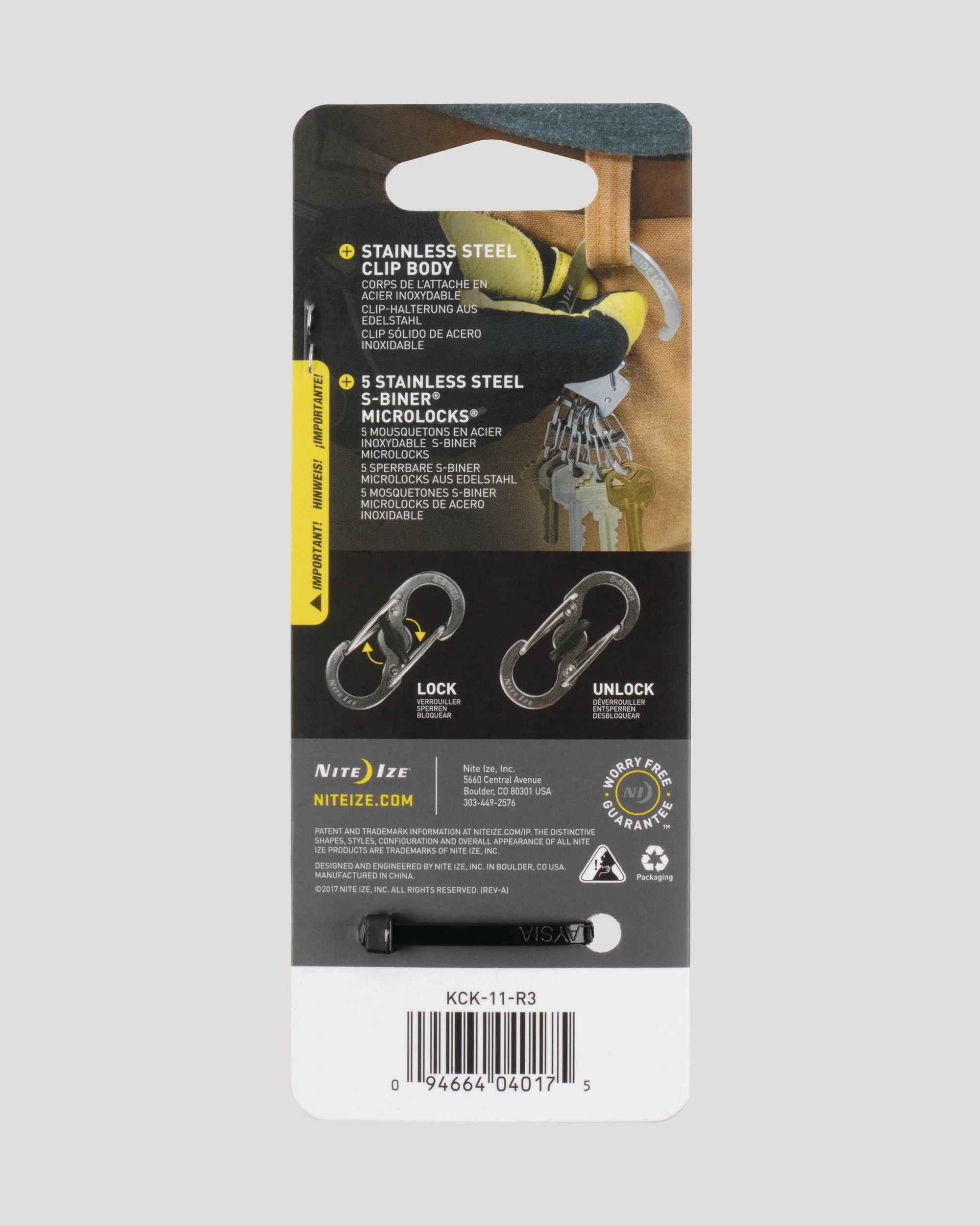 Nite Ize SlideLock® KeyRack™ - Silver - Image 6