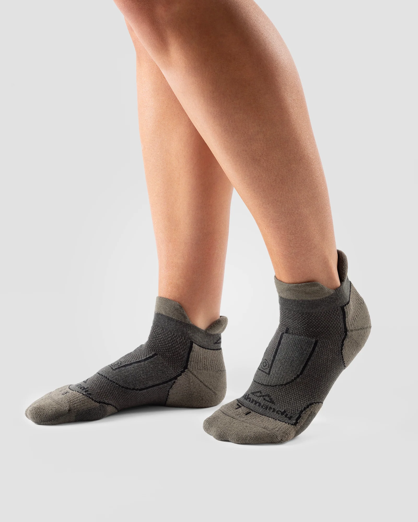 NuYarn Ergonomic Trail Socks - Deep Forest - Image 2