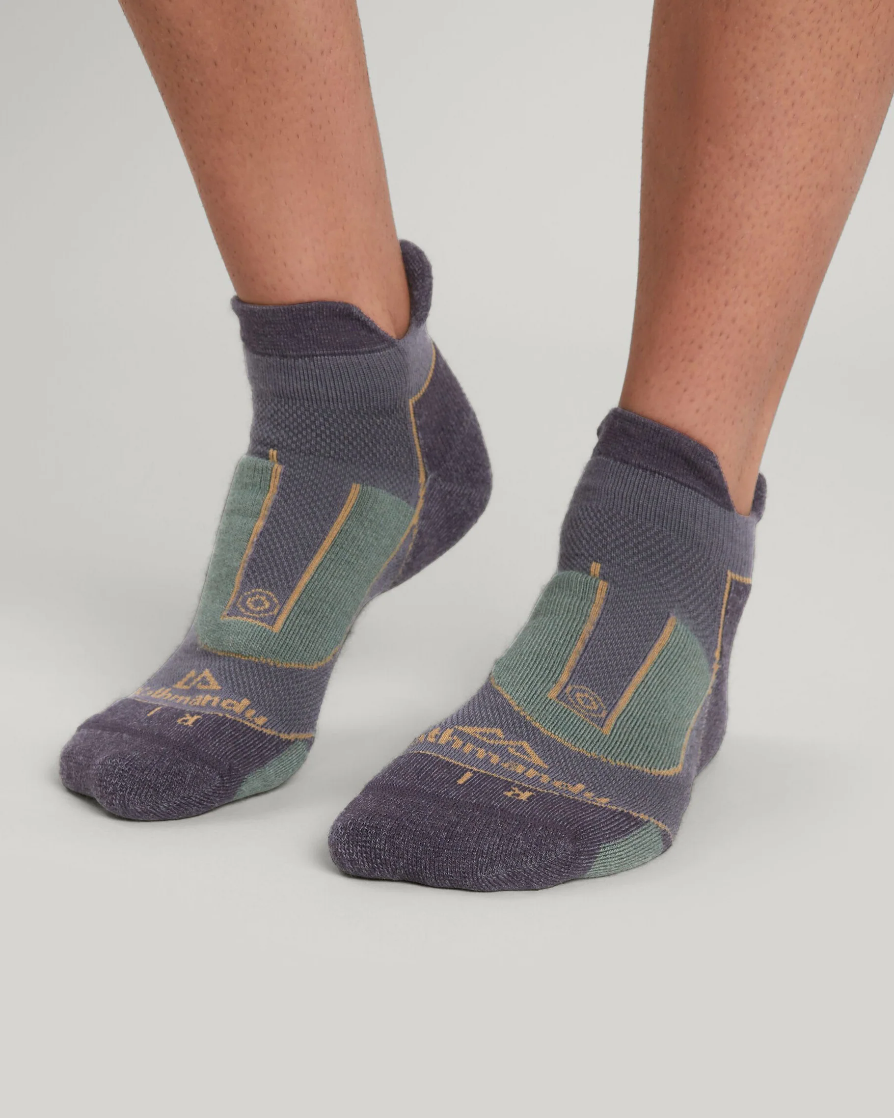 NuYarn Ergonomic Trail Socks - Dusk/Thyme/Golden Oak - Image 3