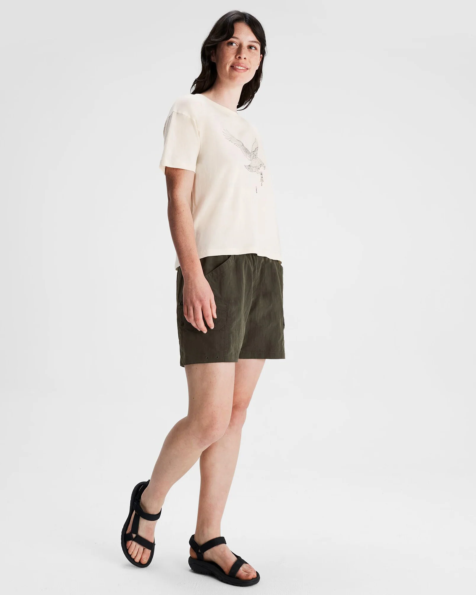 Women's O.Smither Organic Cotton T-shirt - Natural - Image 2