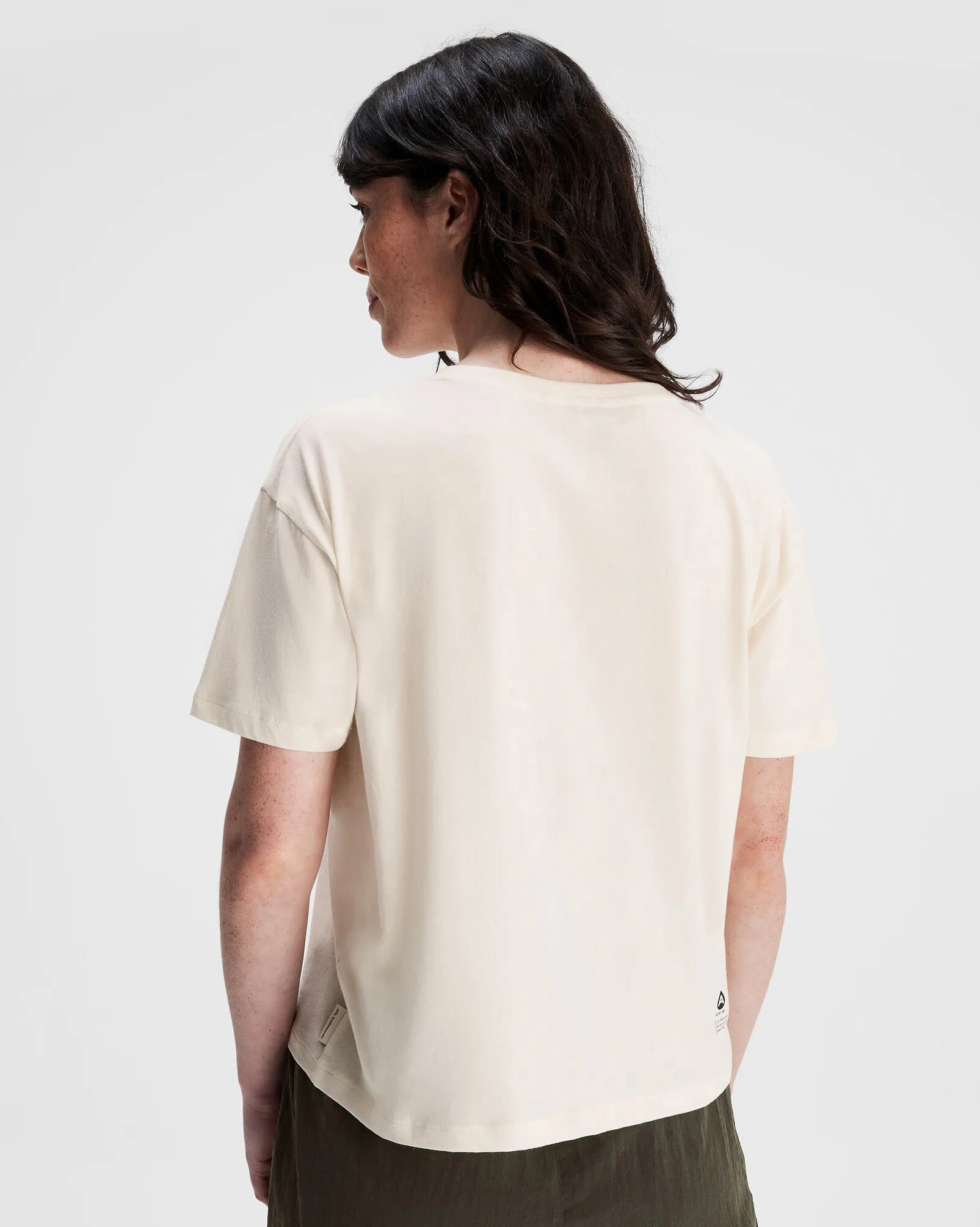 Women's O.Smither Organic Cotton T-shirt - Natural - Image 3