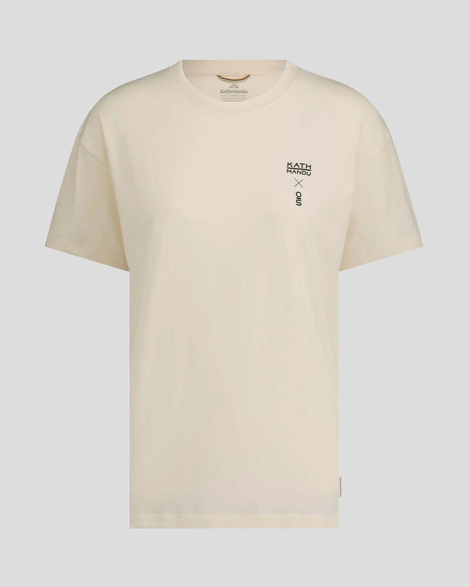 Women's O.Smither Lines Organic Cotton T-shirt - Natural - Image 4