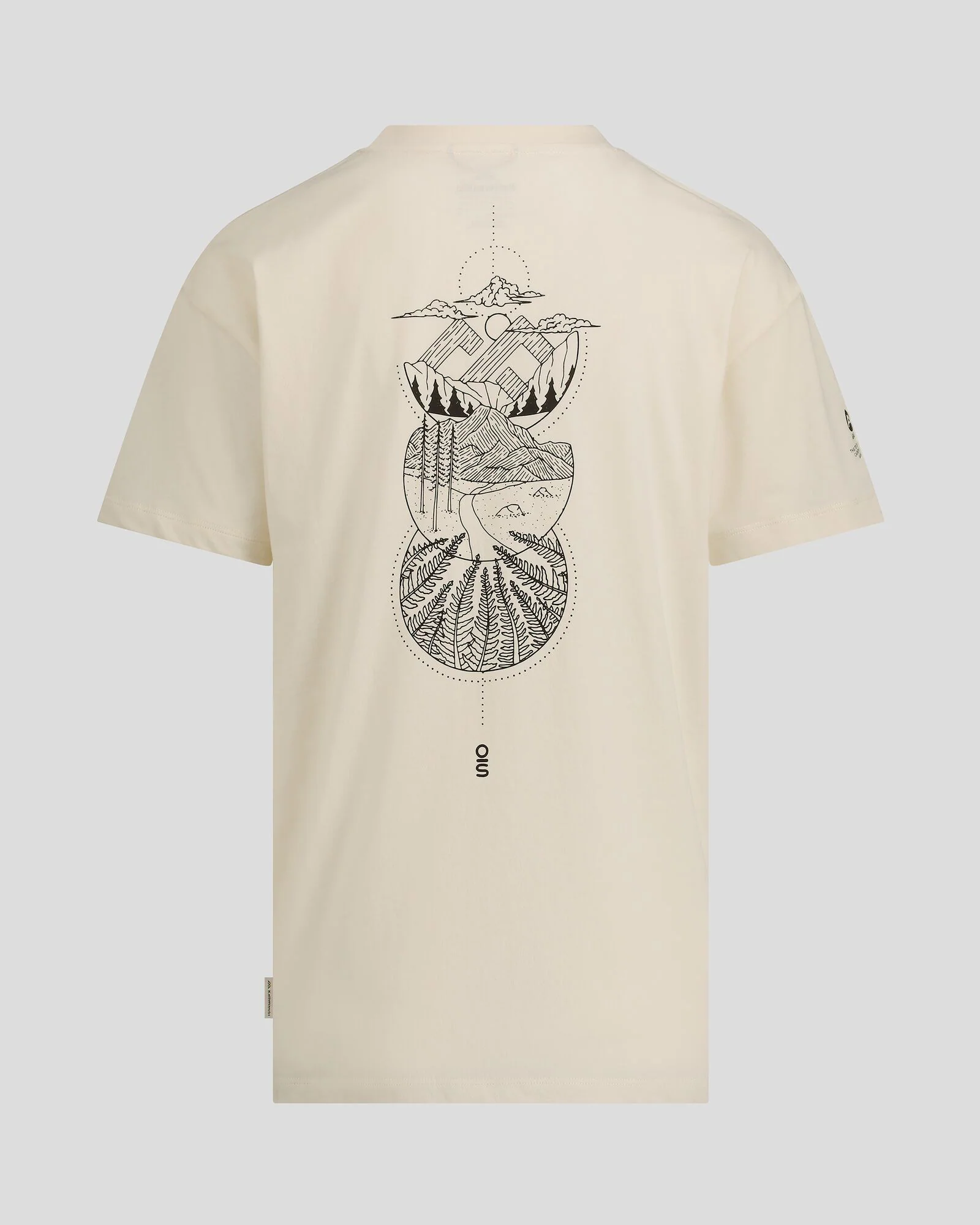 Women's O.Smither Lines Organic Cotton T-shirt - Natural - Image 5