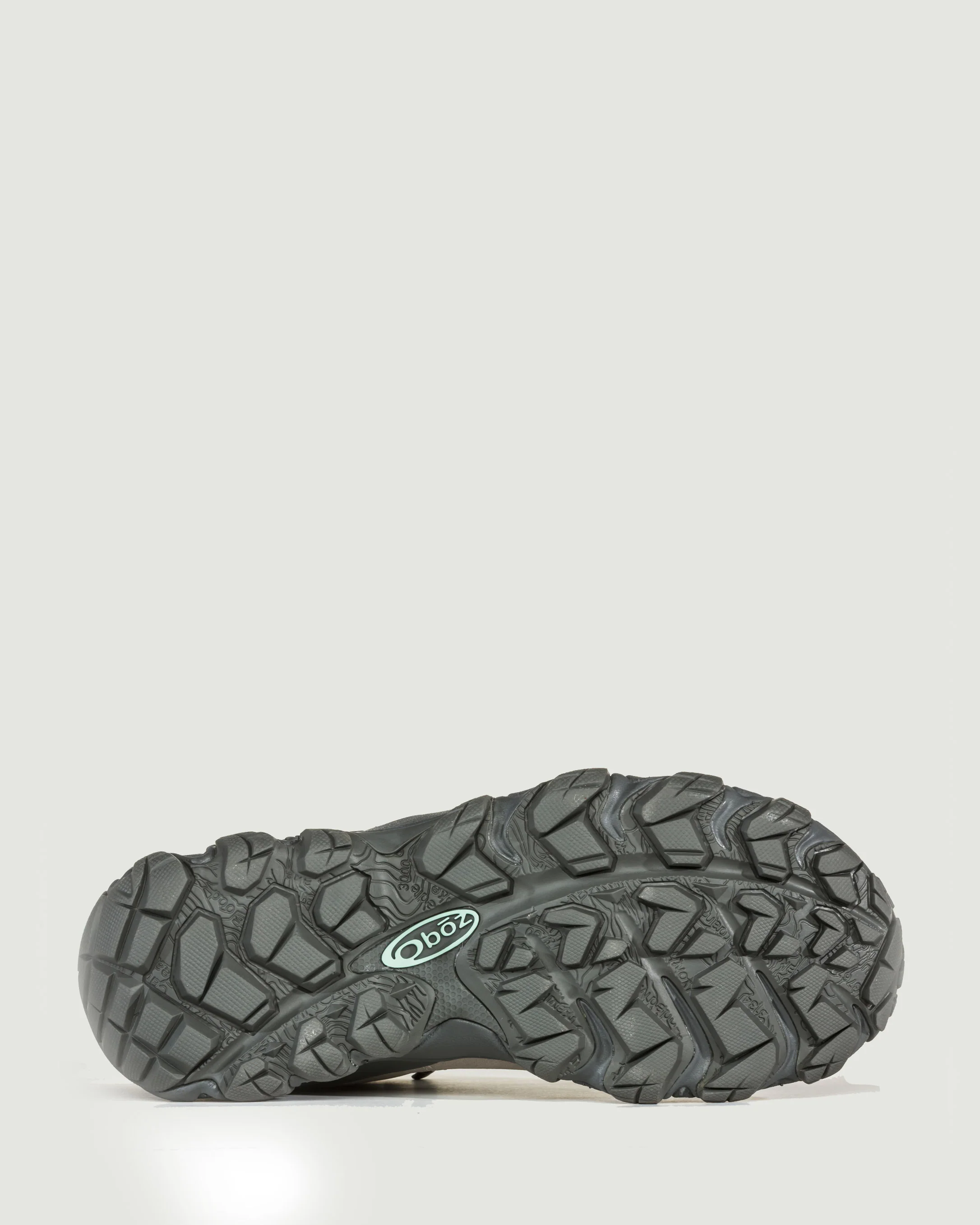 Women's Oboz Bridger Waterproof Mid Hiking Boots - Wide - Frost Grey - Image 3