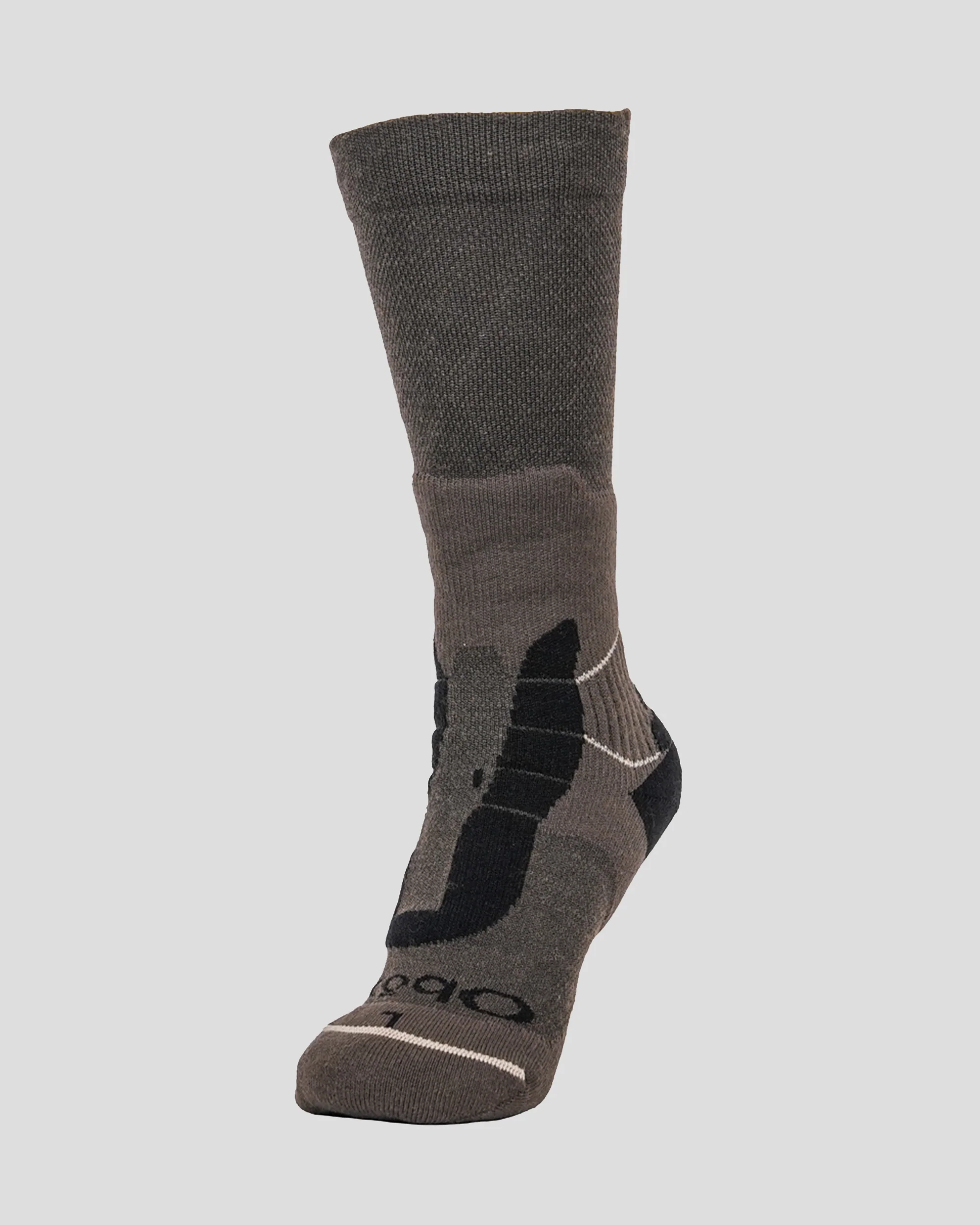 Oboz Bridger Heavyweight Hike Sock - Classic Brown - Image 2