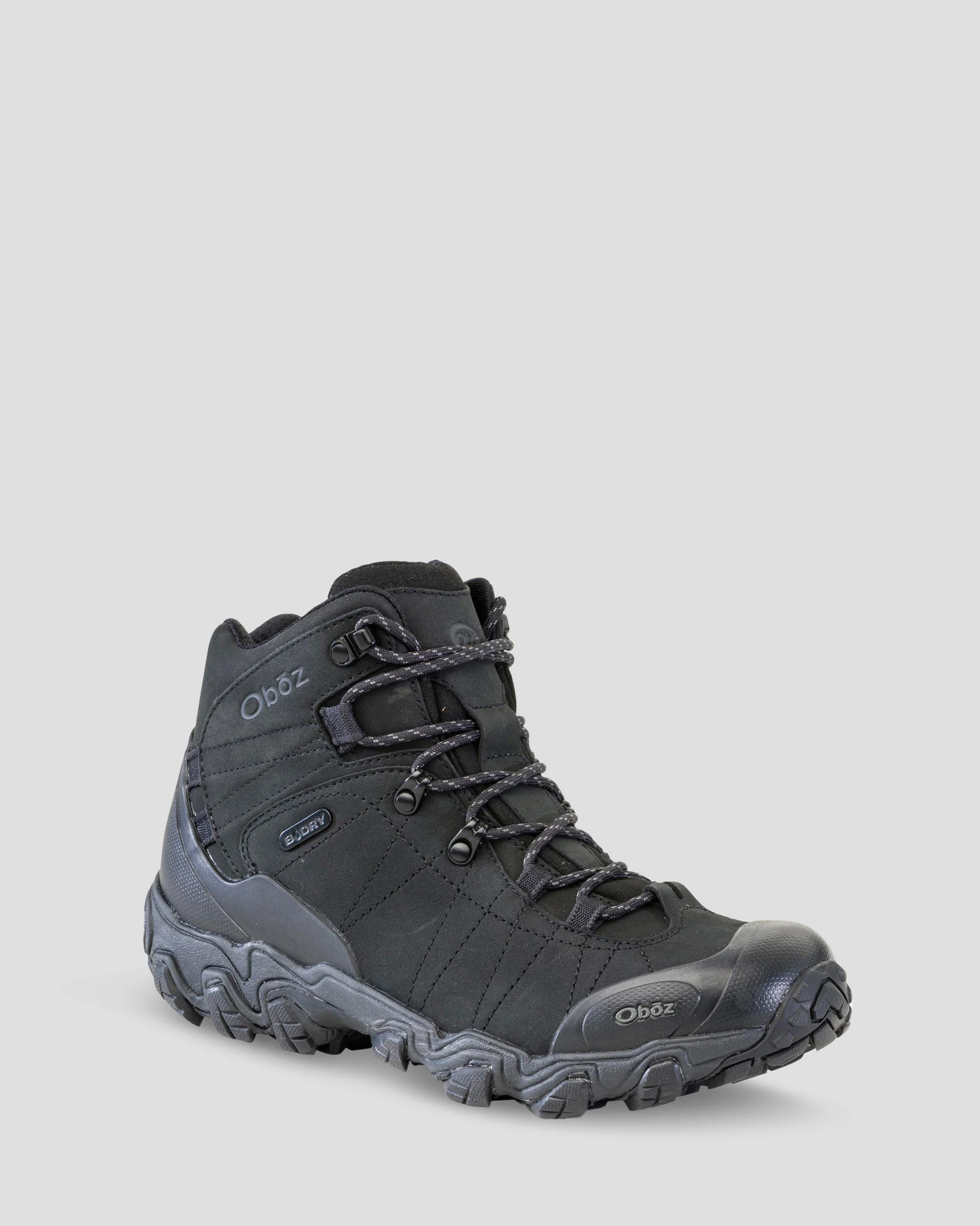 Men's Oboz Bridger Waterproof Mid Hiking Boots - Black Sea - Image 2
