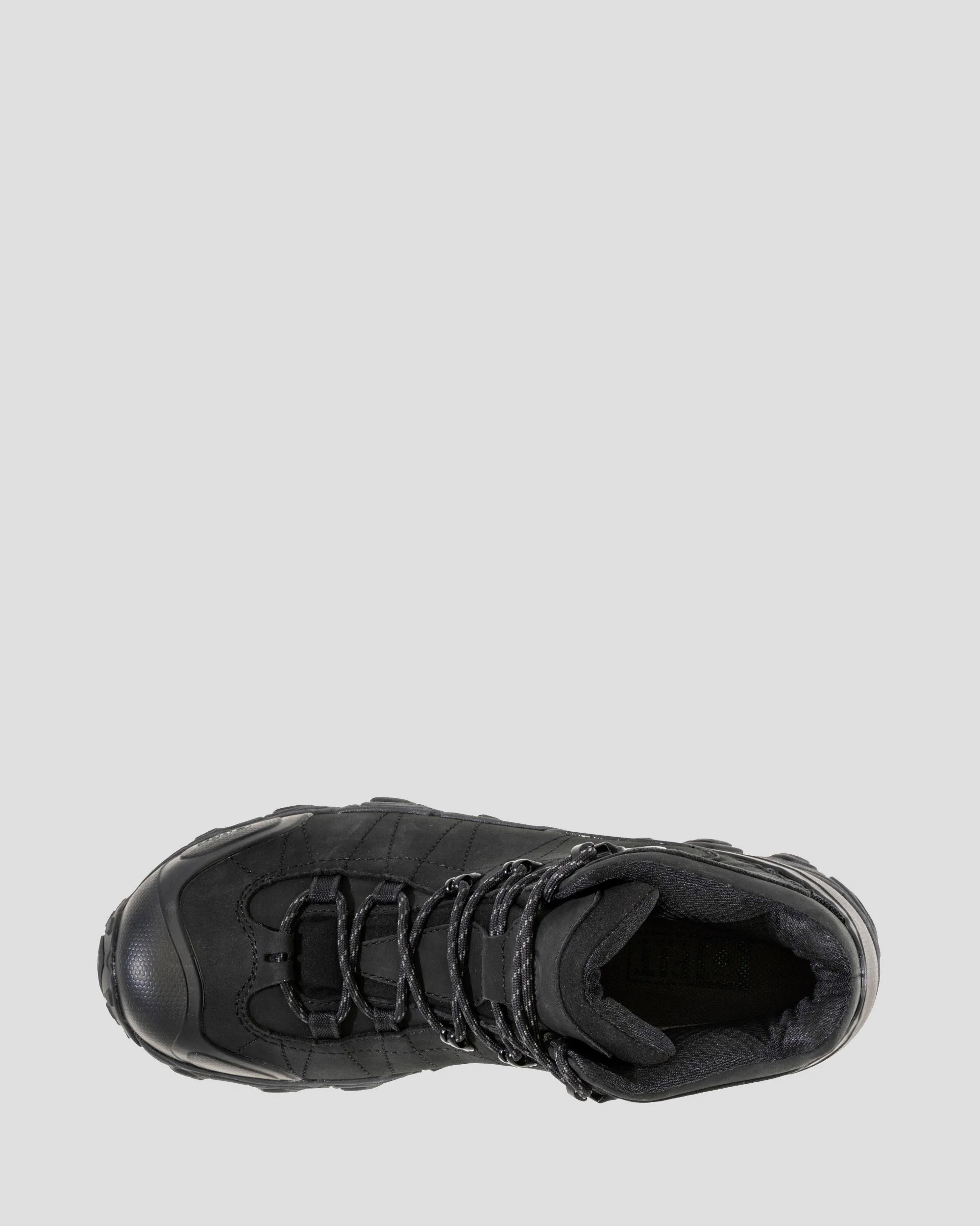 Men's Oboz Bridger Waterproof Mid Hiking Boots - Black Sea - Image 4