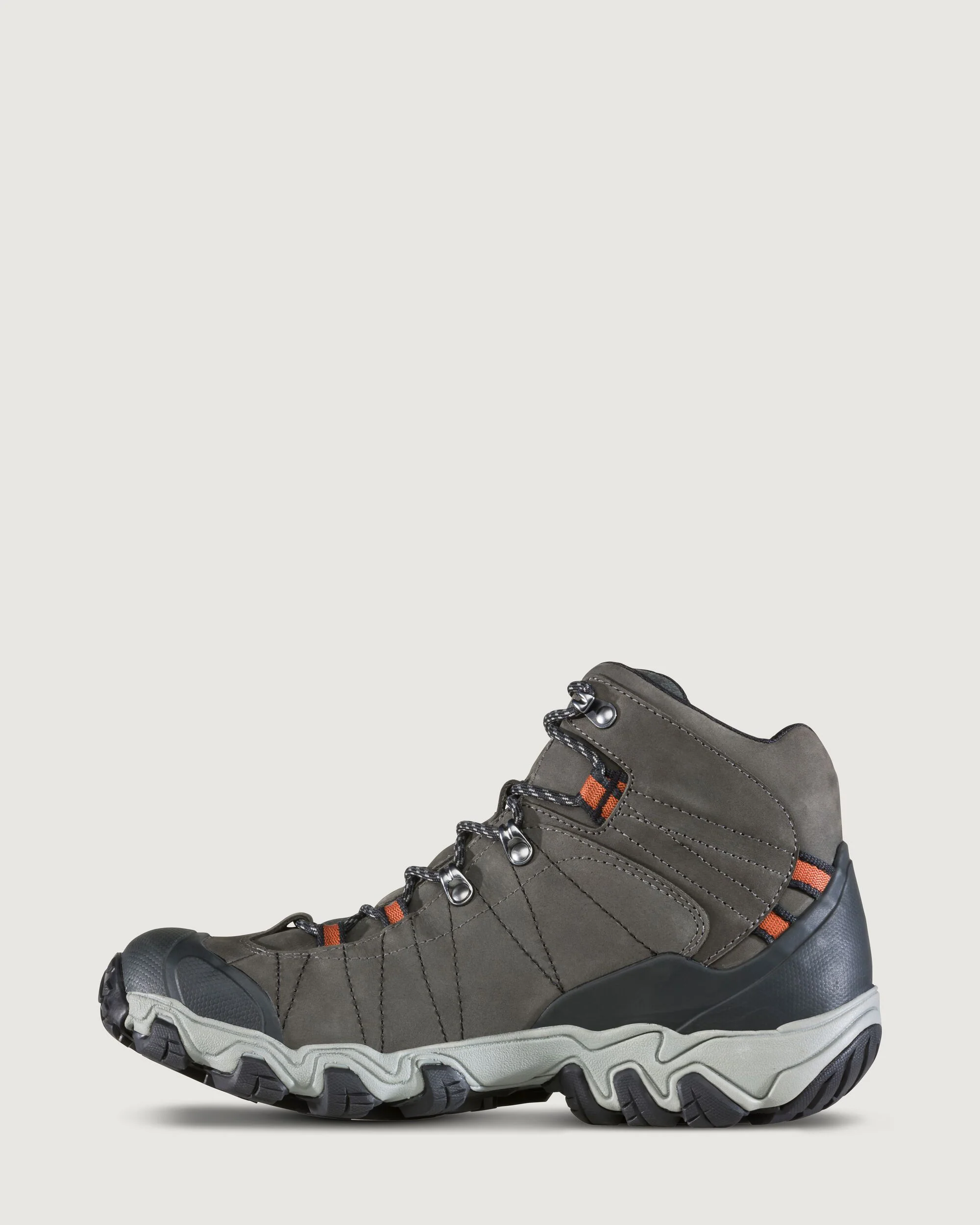 Men's Oboz Bridger Waterproof Mid Hiking Boots - Raven - Image 3