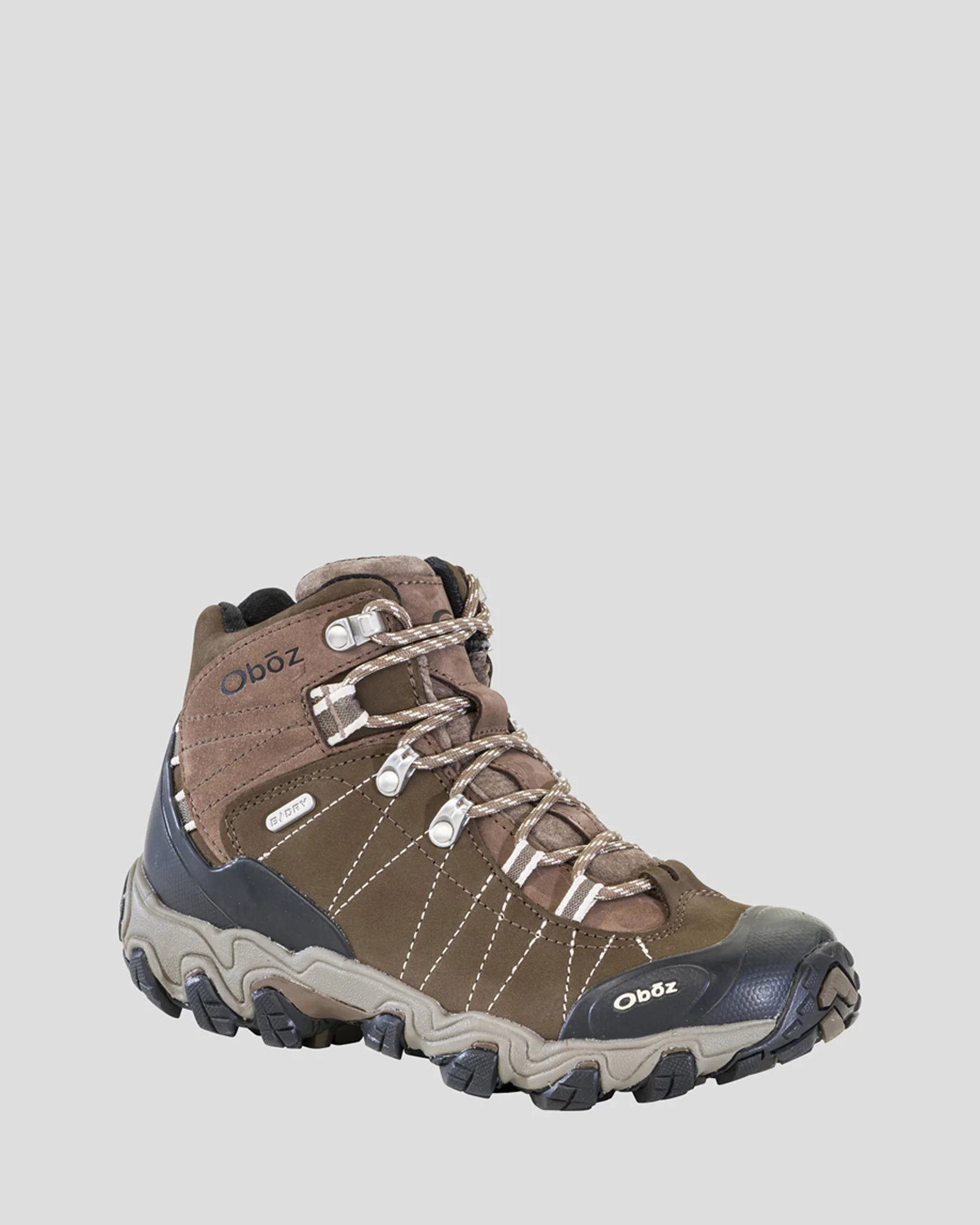 Women's Oboz Bridger Waterproof Mid Hiking Boots Wide - Walnut - Image 2