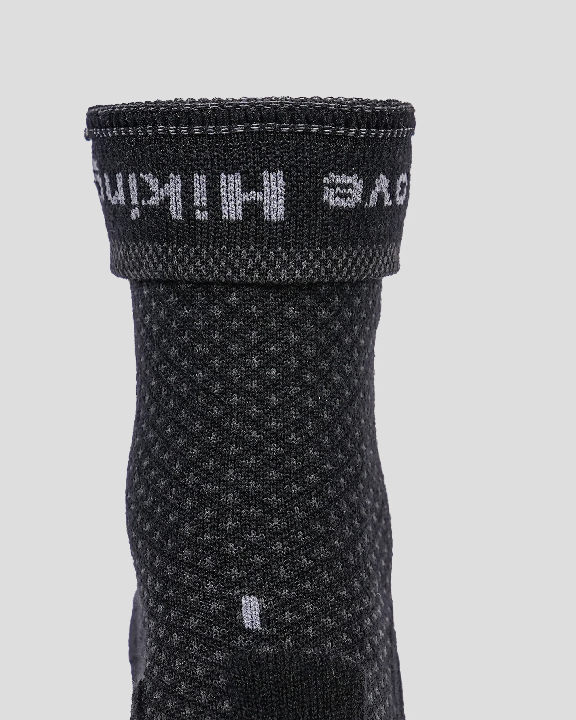 Oboz Katabatic Lightweight Hike Sock - Black Sea - Image 4