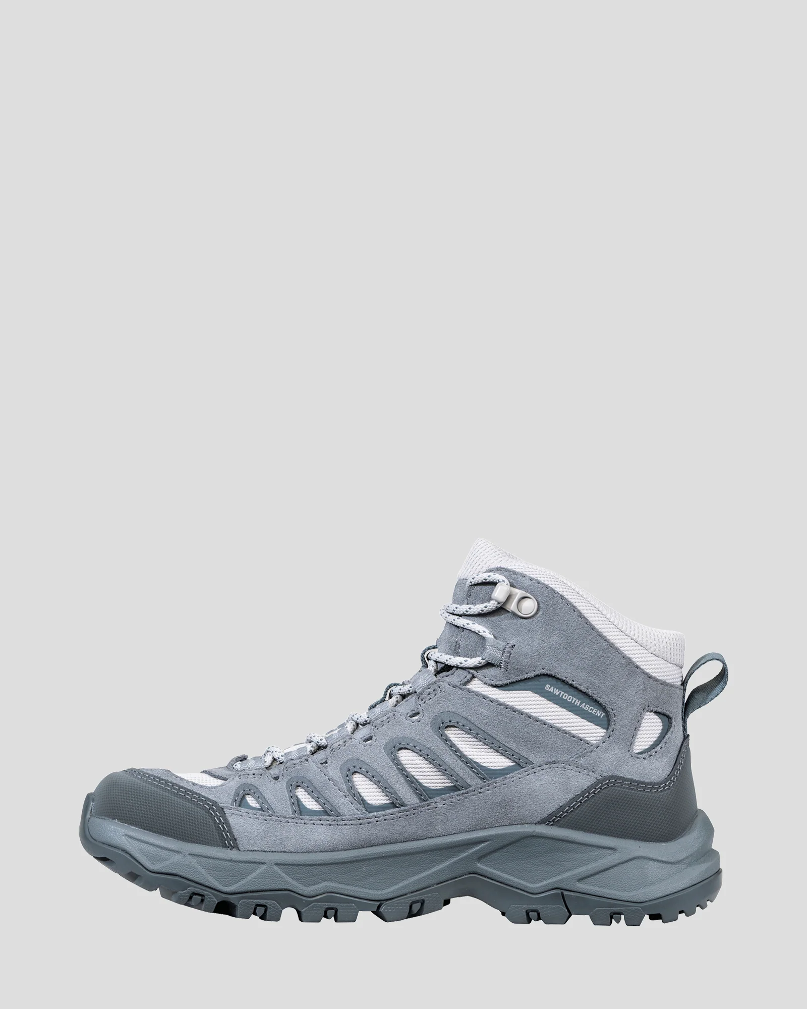 Women's Oboz Sawtooth Ascent MID B-DRY Boots - Gray Owl - Image 3