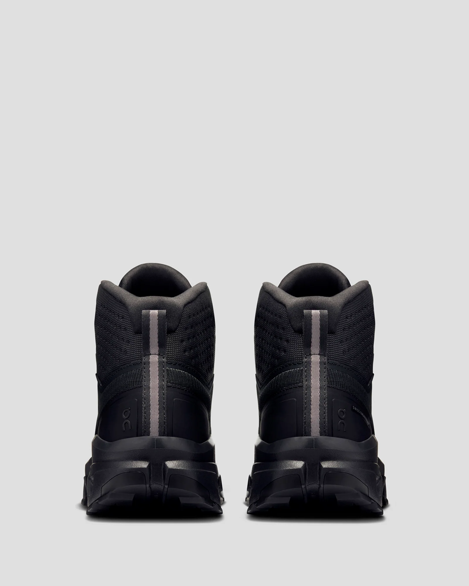 Women's On Cloudrock Waterproof Mid Hiking Boots - Black/Black - Image 4