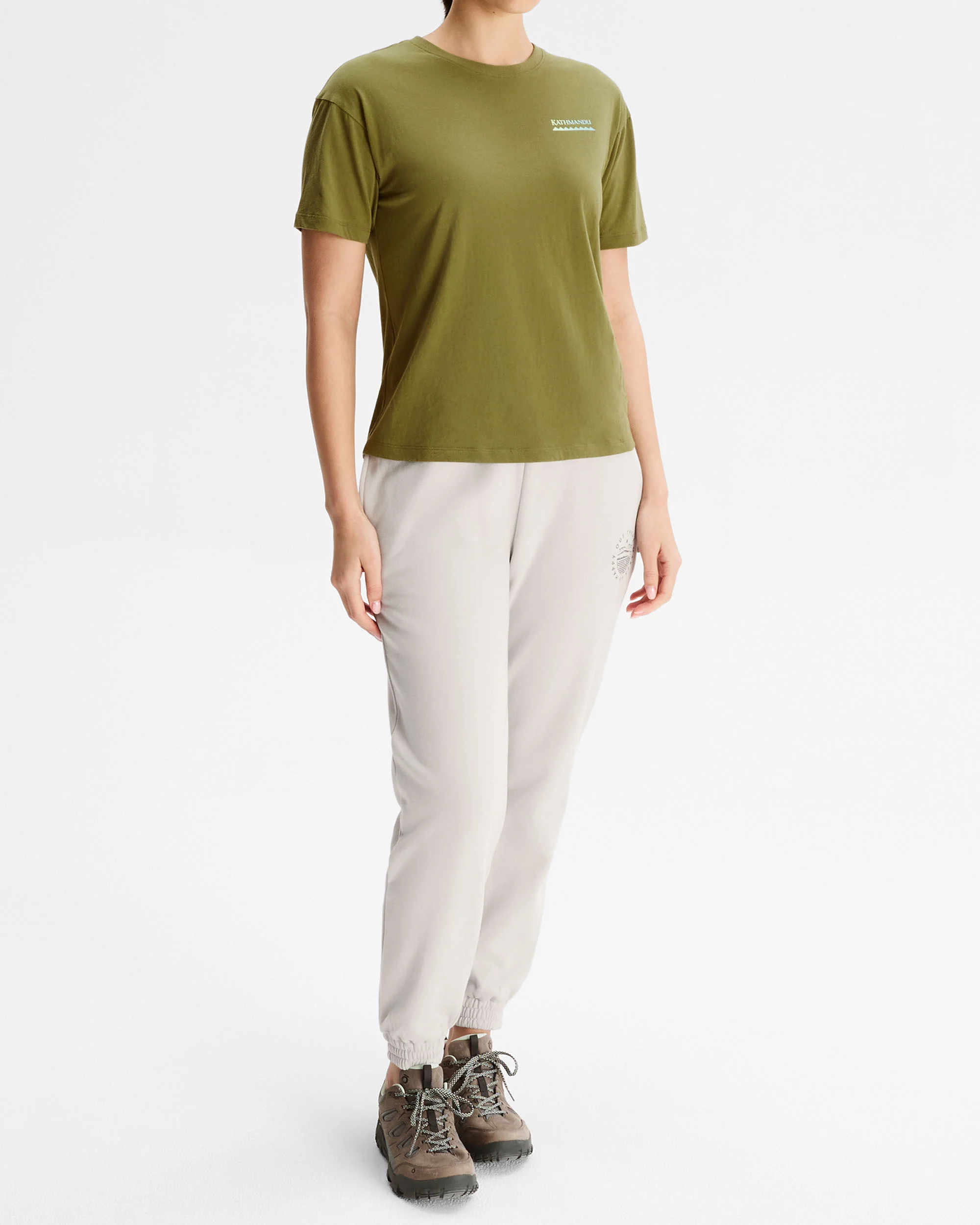 Women's OT Logo Slouchy LT BB Jogger Pants - Mist - Image 4